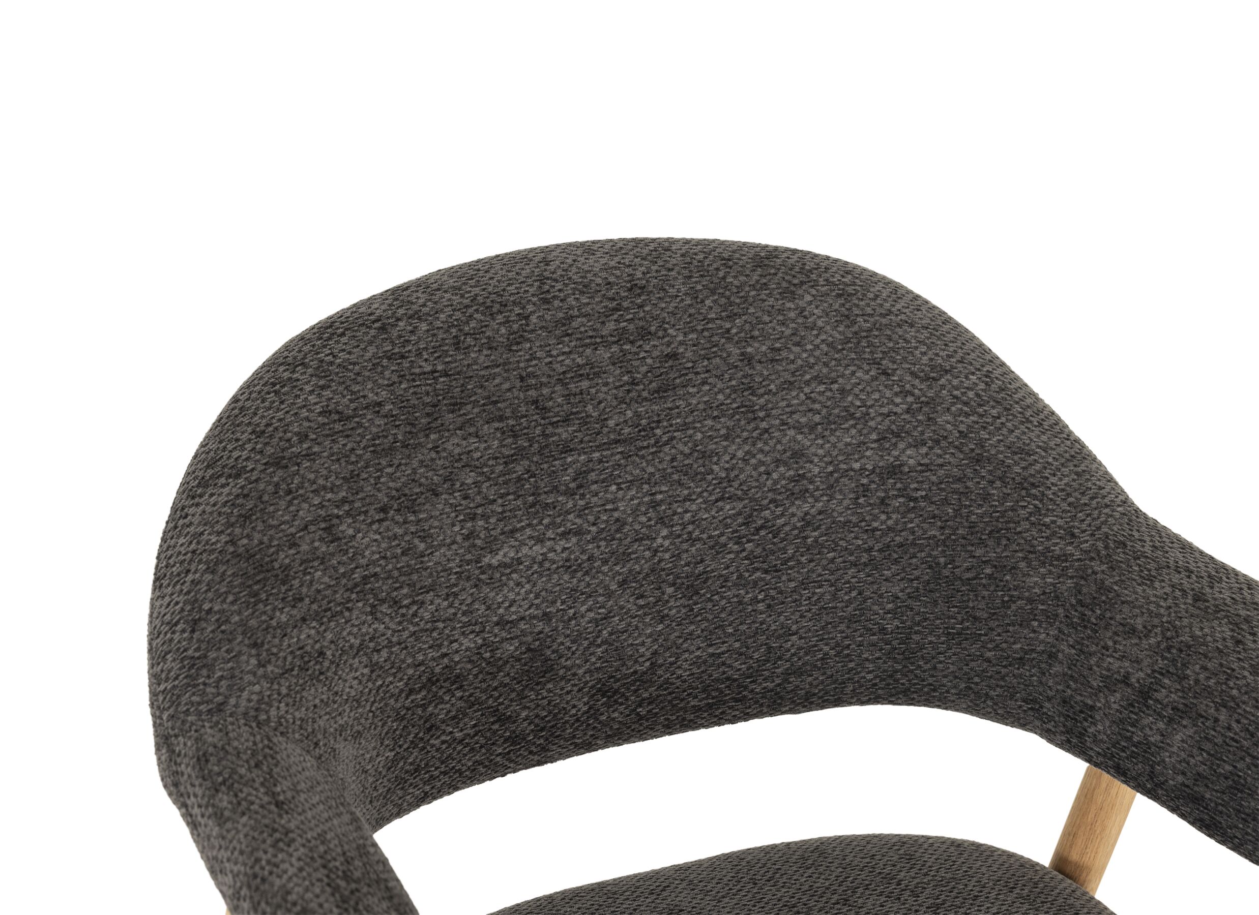 Detail - Chaise Hierro 60x57x80cm - tissu - anthracite