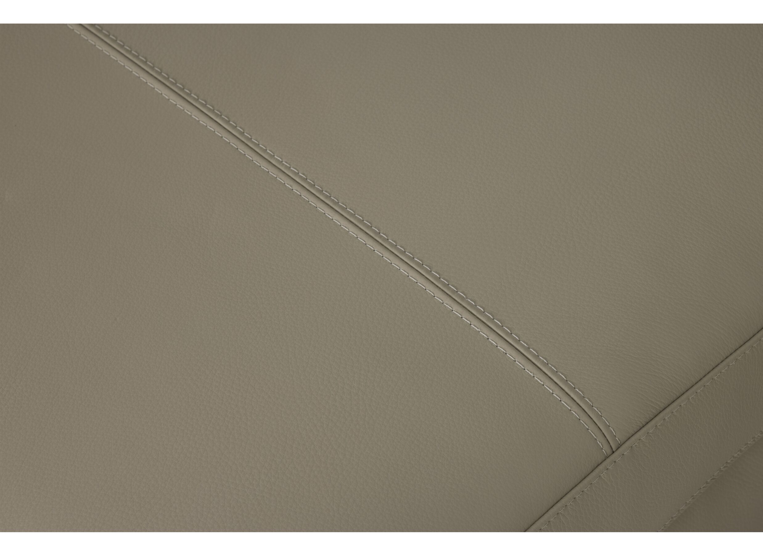 Detailfoto - Hoeksalon Walk 380x303cm - leder - grijs met relax