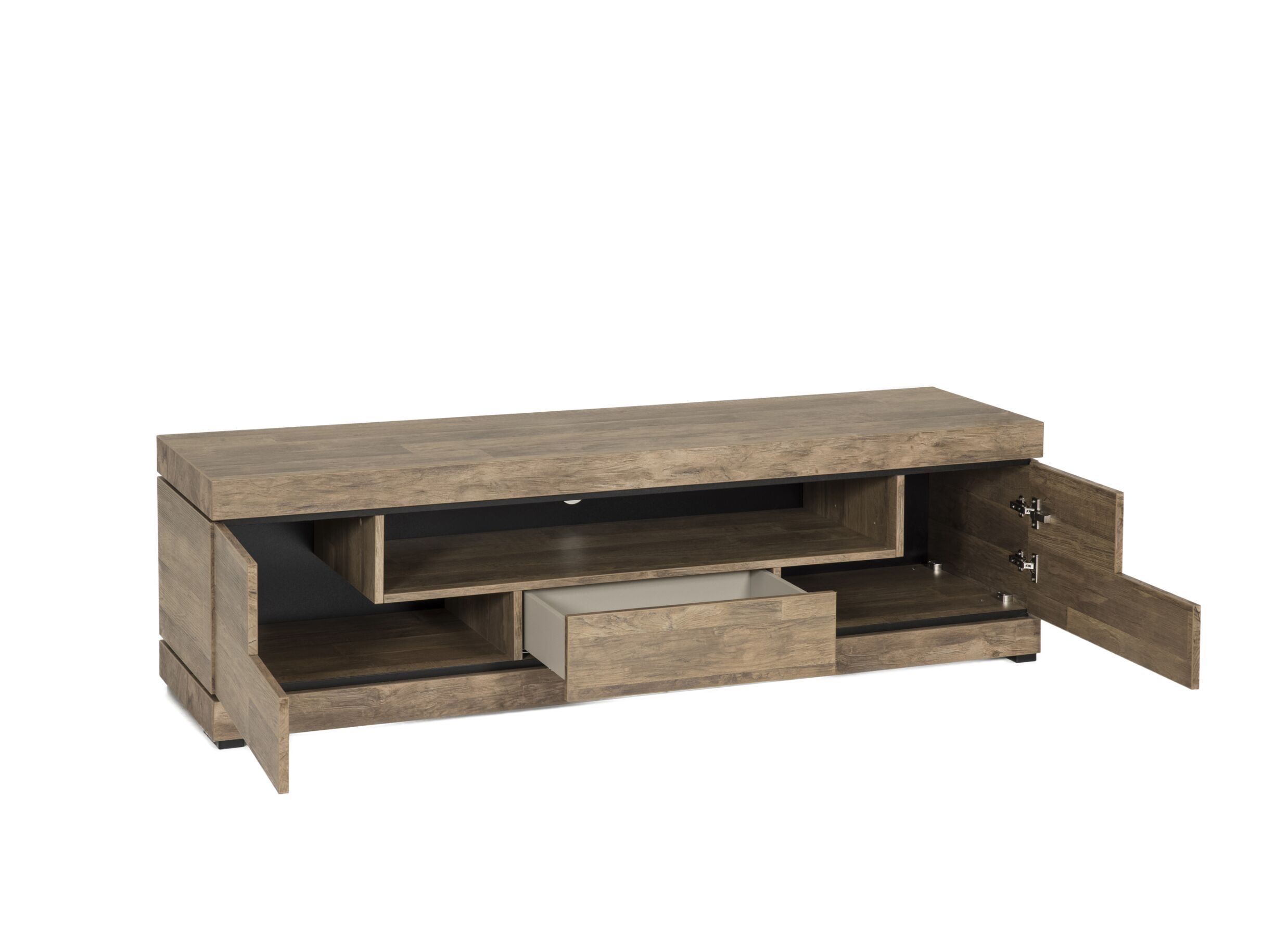 Tv-meubel Etna 182cm - meubelplaat - old teak