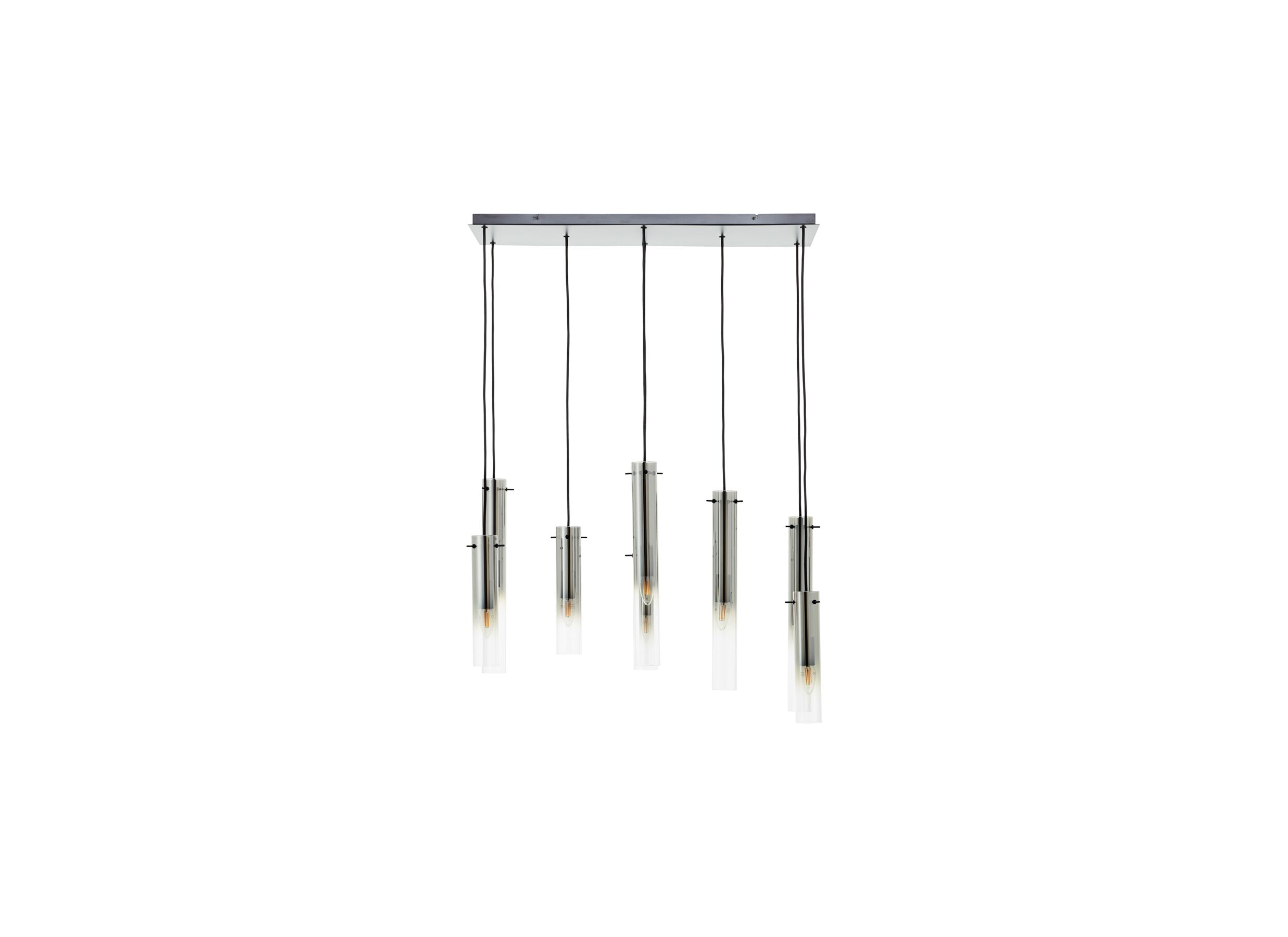 Suspension Glasini 80x30cm 8x25W E14 - Suspension Glasini 80x30cm 8x25W E14