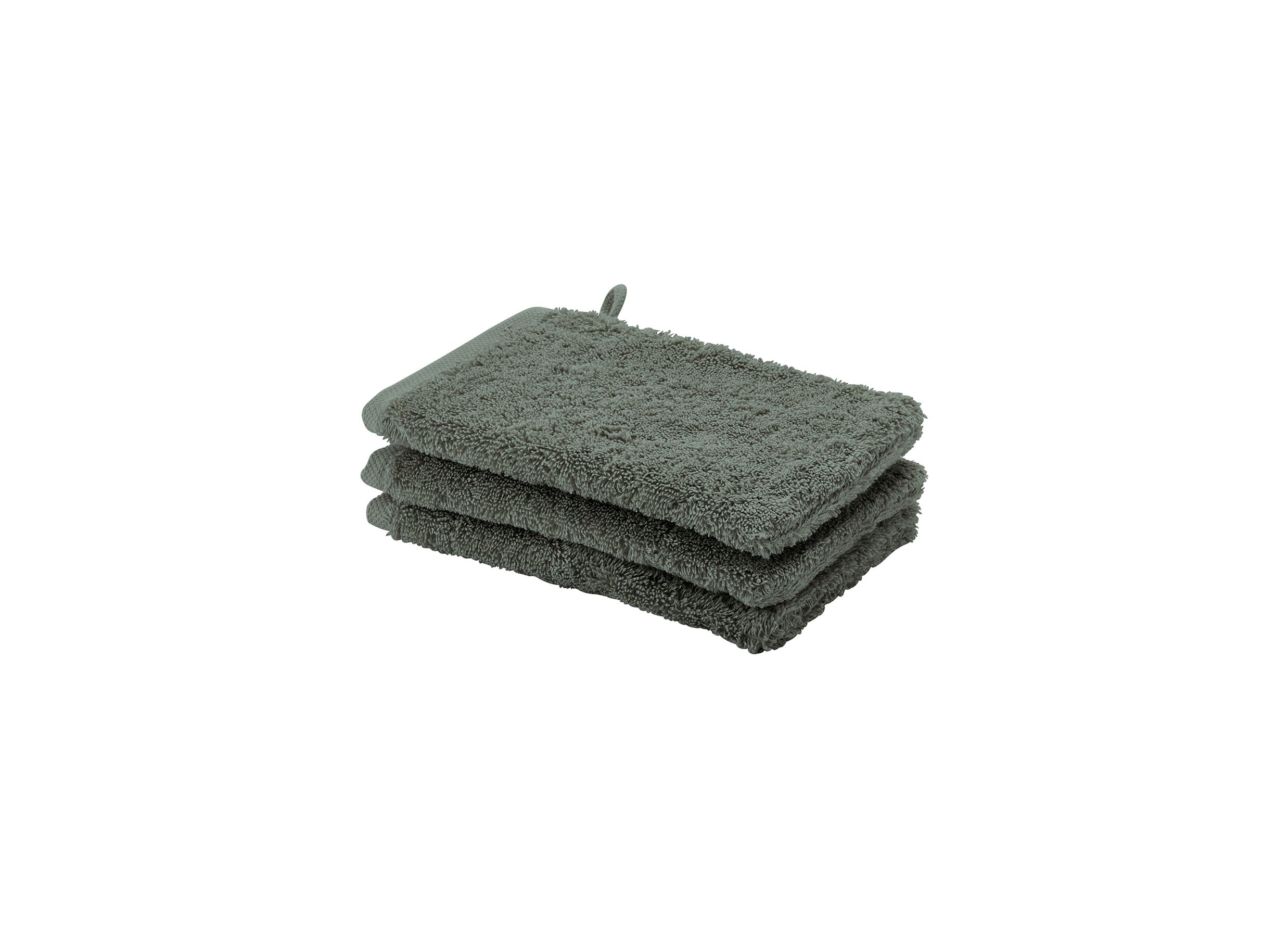 Plus Important - Gant de toilette London 16x22cm vert