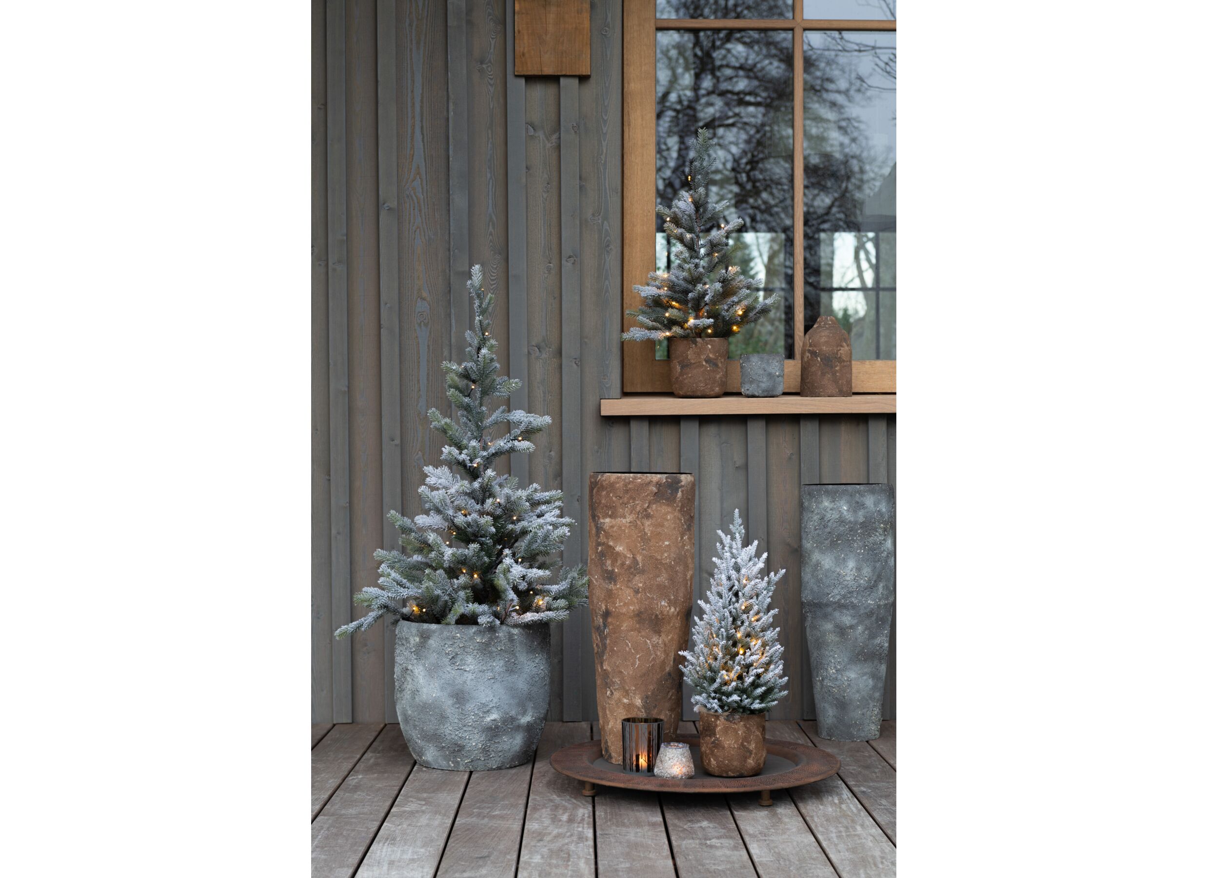 Sfeerfoto - Theelichthouder Glas H9cm