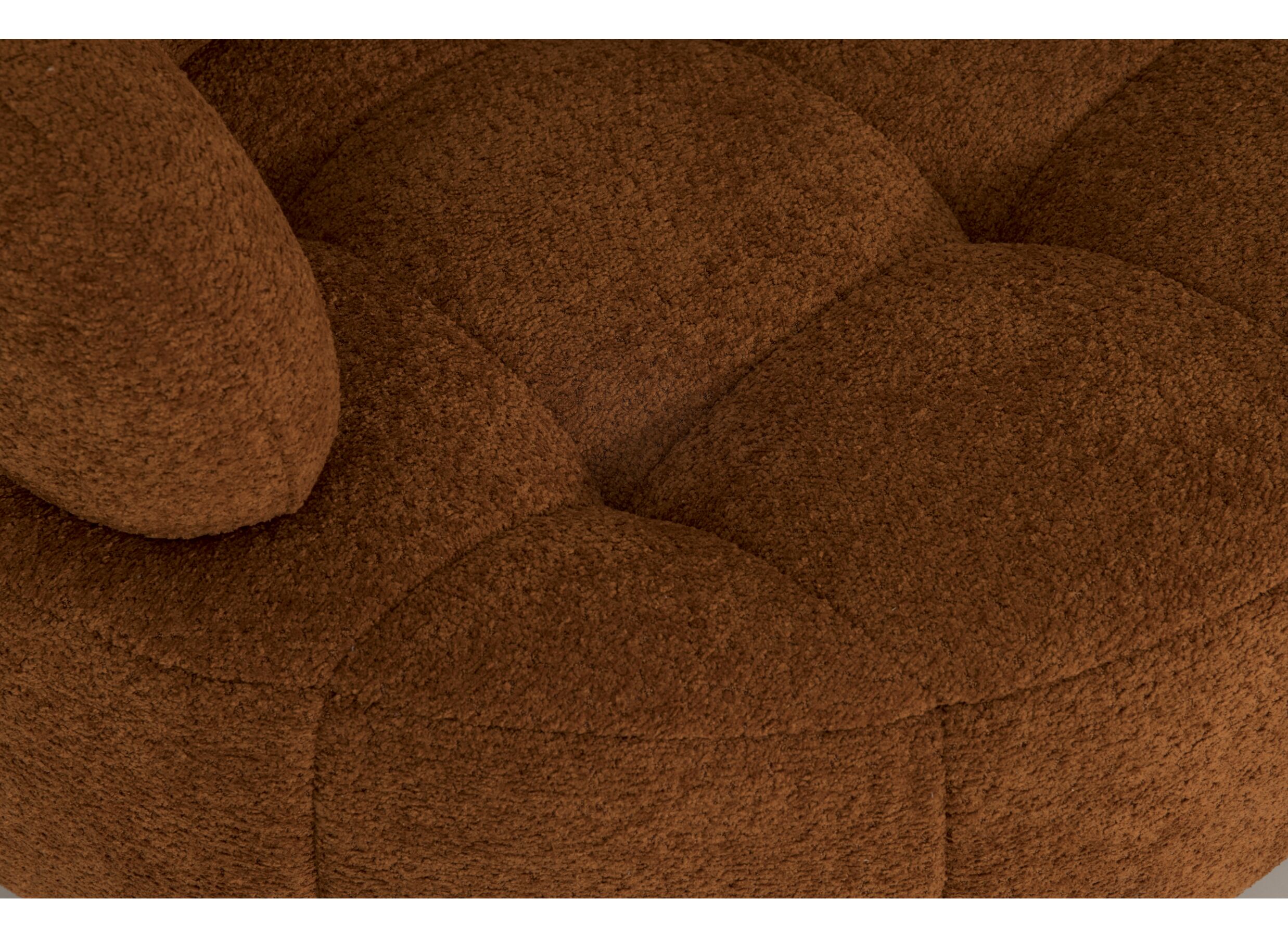 Detail - Fauteuil pivotant Lepanto tissu - sunglow orange