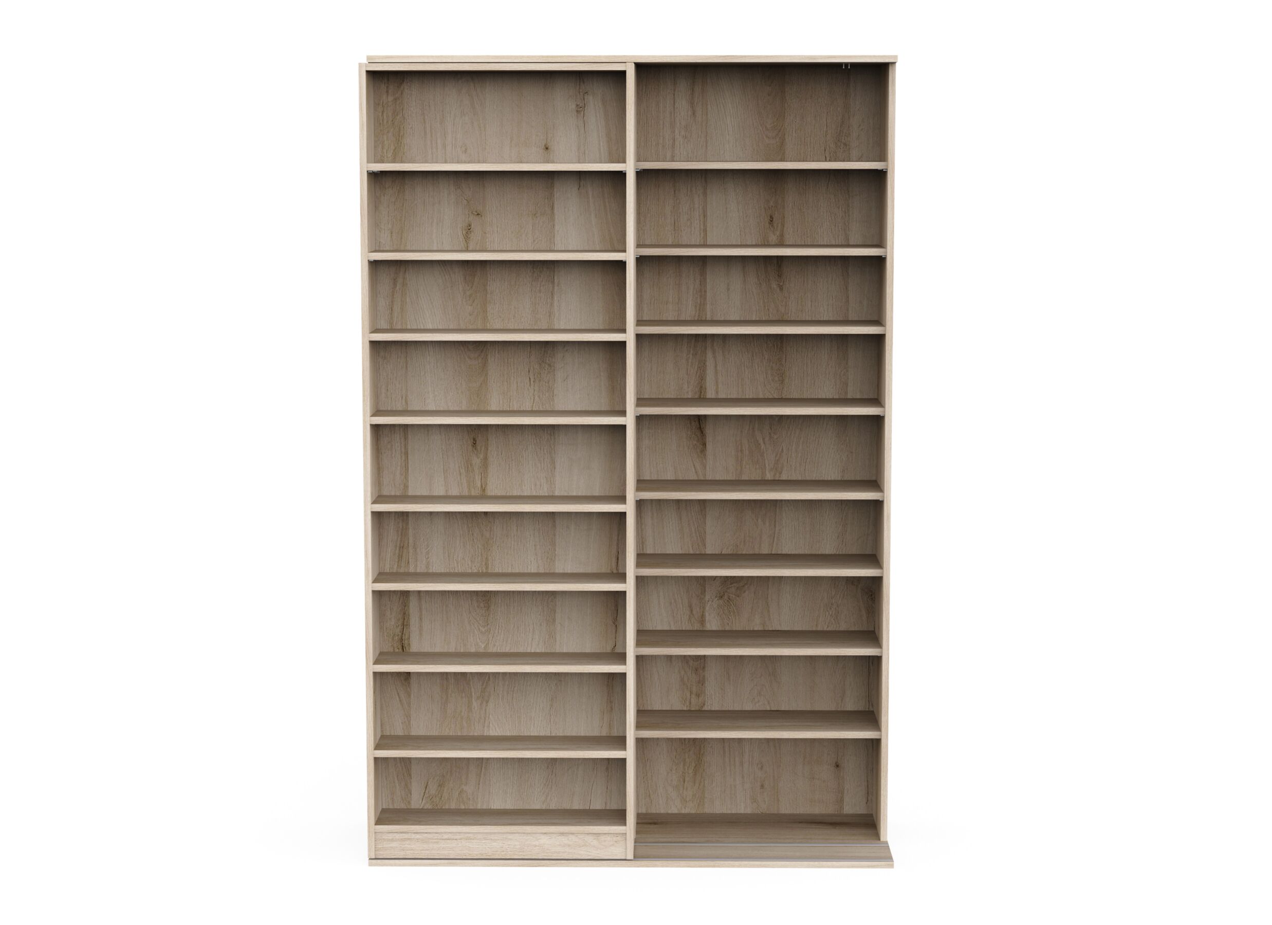 Overzichtsfoto - Boekenrek Bento 117x44x179cm - decor - kronberg eik