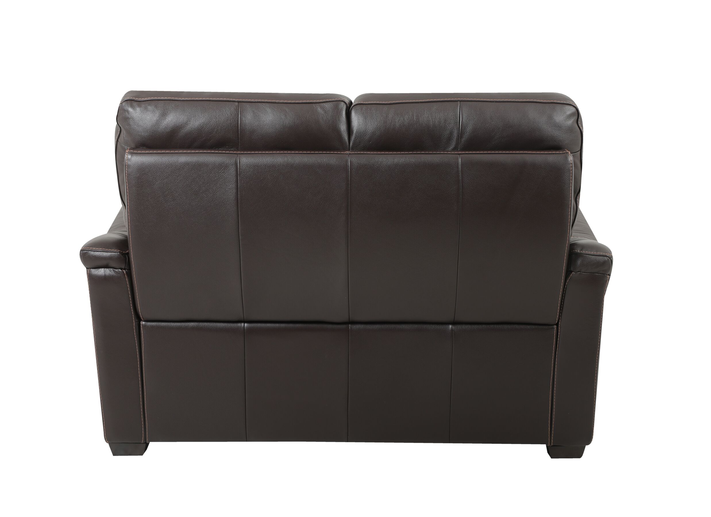 Overzichtsfoto - Zetel Wise 2-zit - leder - walnut