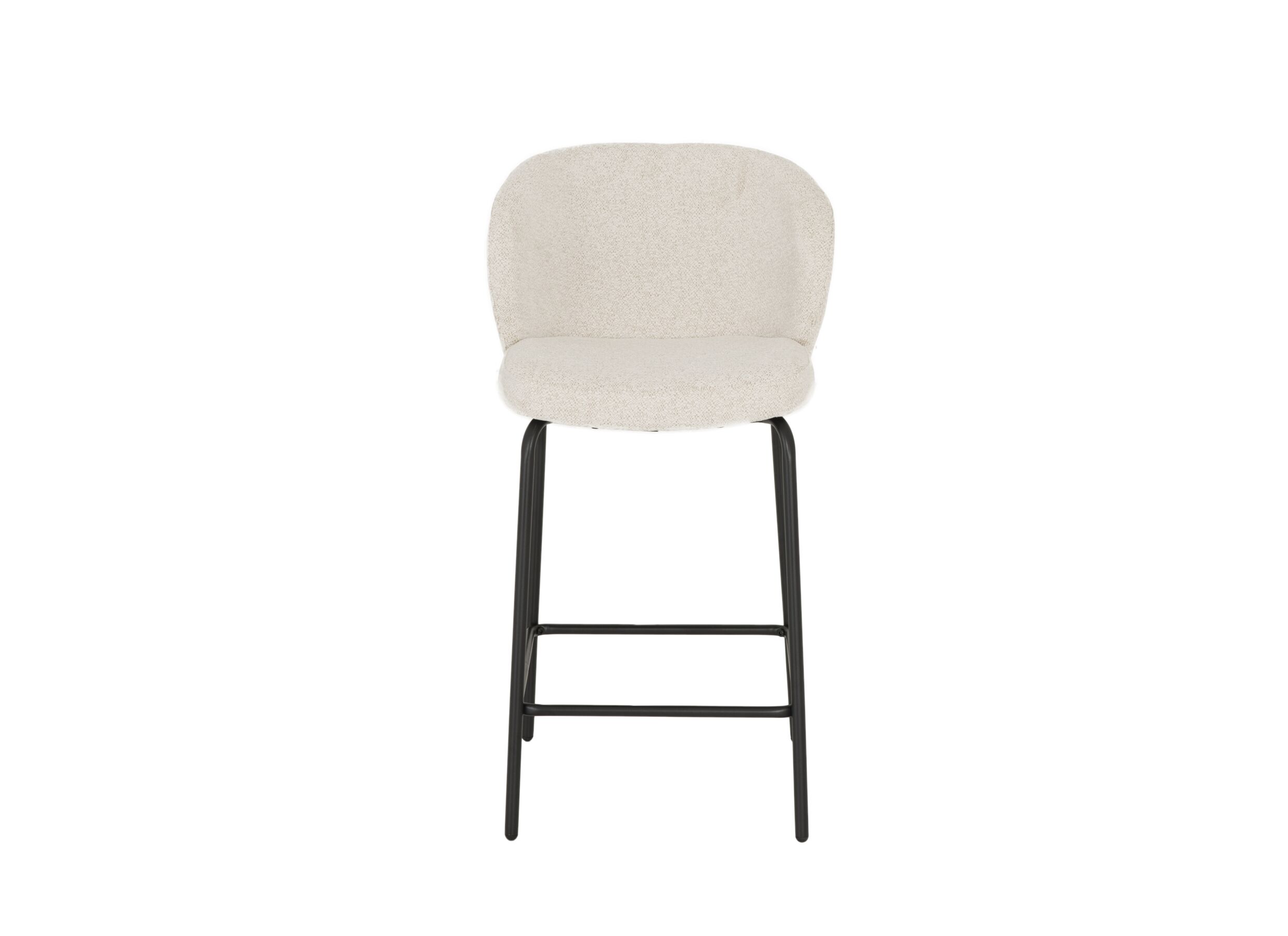 Barstoel Shell ZH65cm - stof - beige