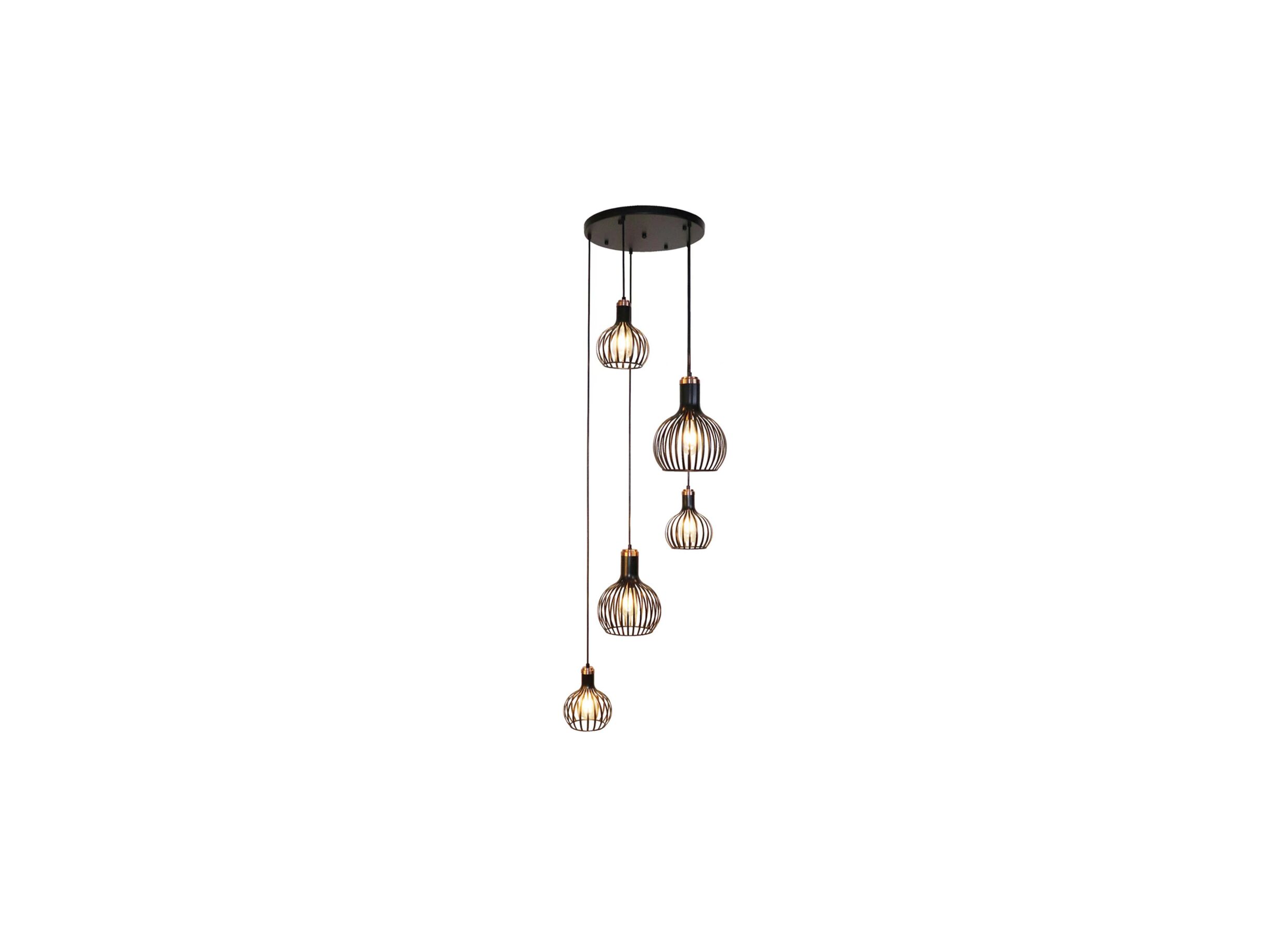 Hanglamp 40cm 5x60W E27