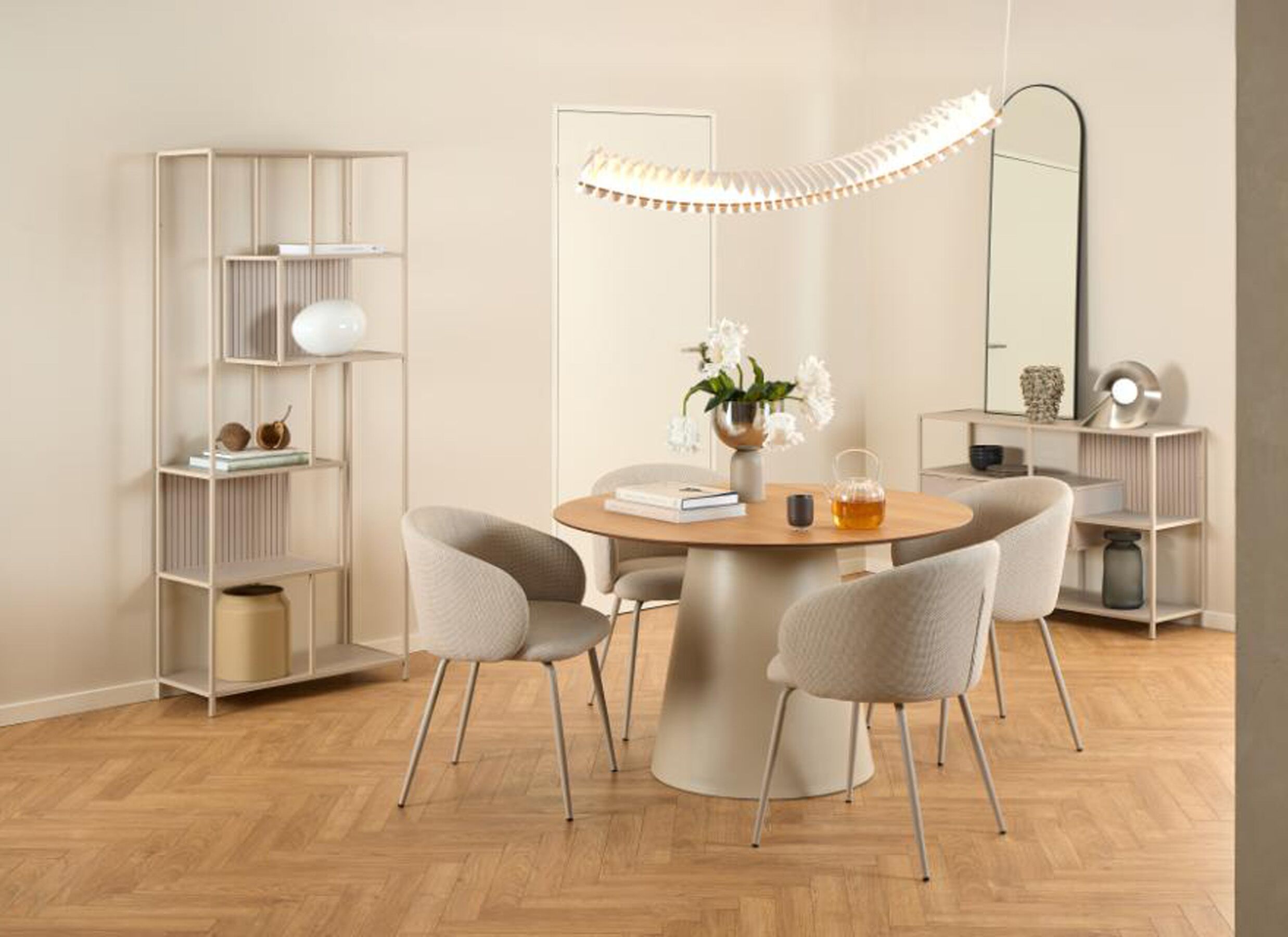 Foto ambiance - Étagère 77x35x185cm - acier poudré - gris