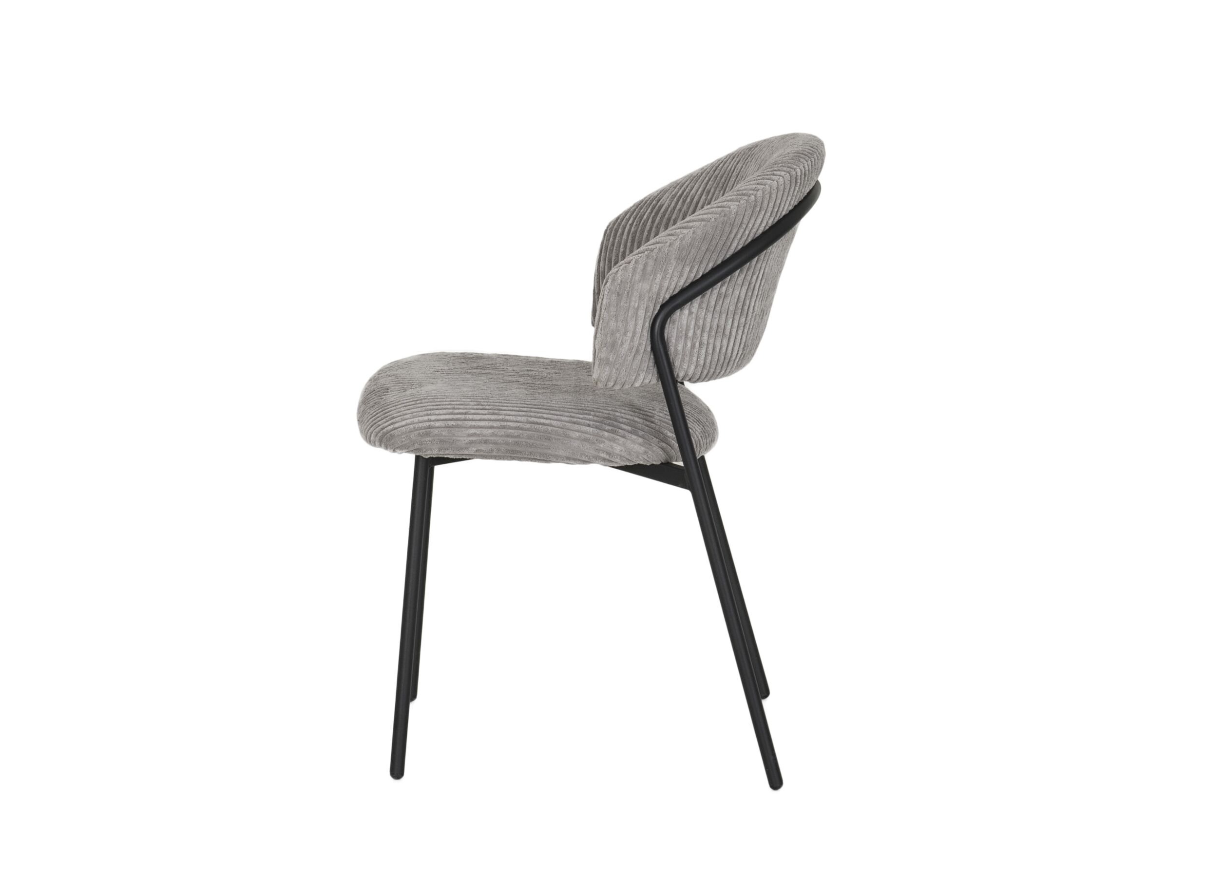 Overzichtsfoto - Stoel Grigri 49x61x81cm - stof - grijs