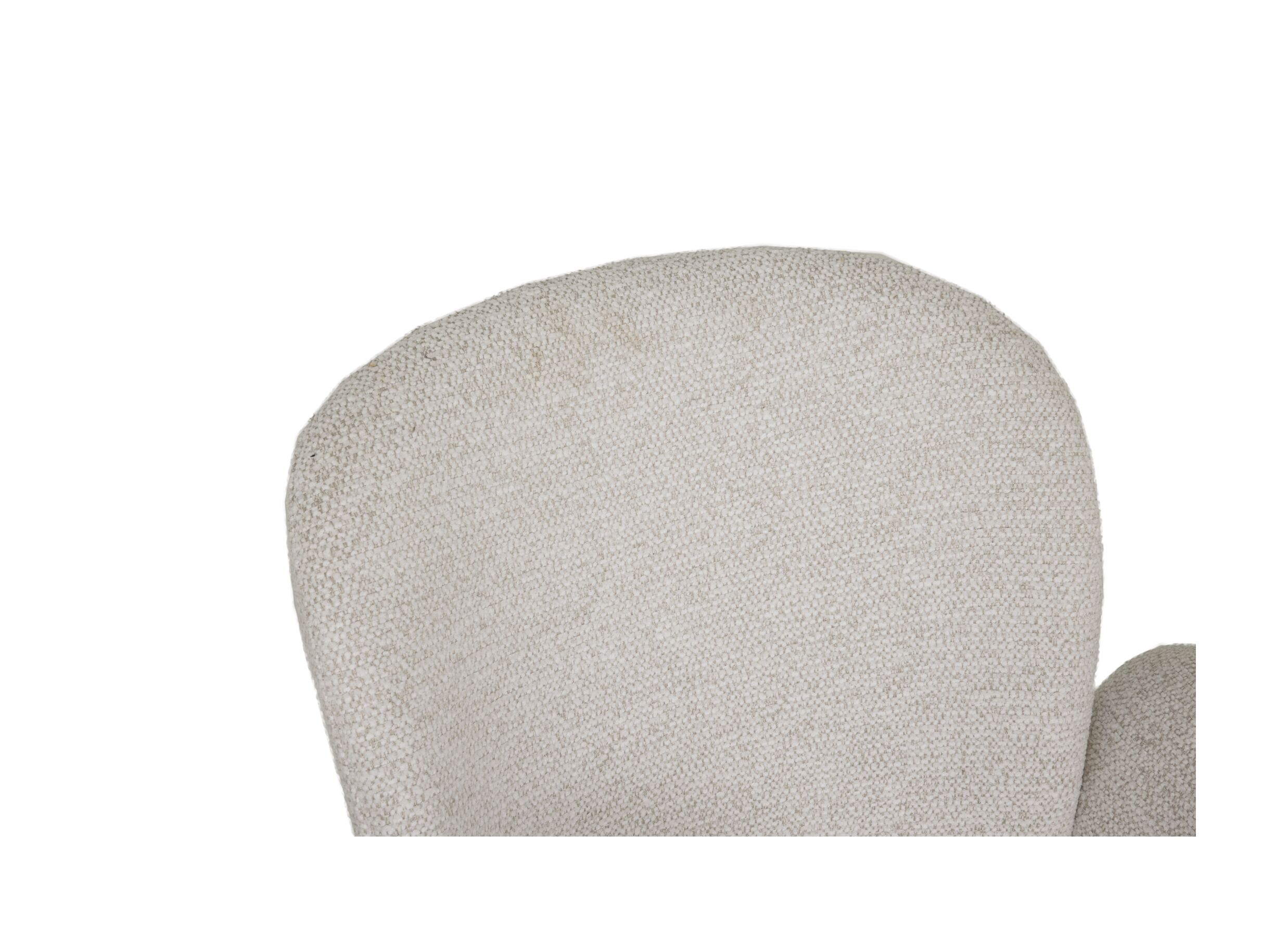 Detailfoto - Draaistoel Josea polyestervezel - beige