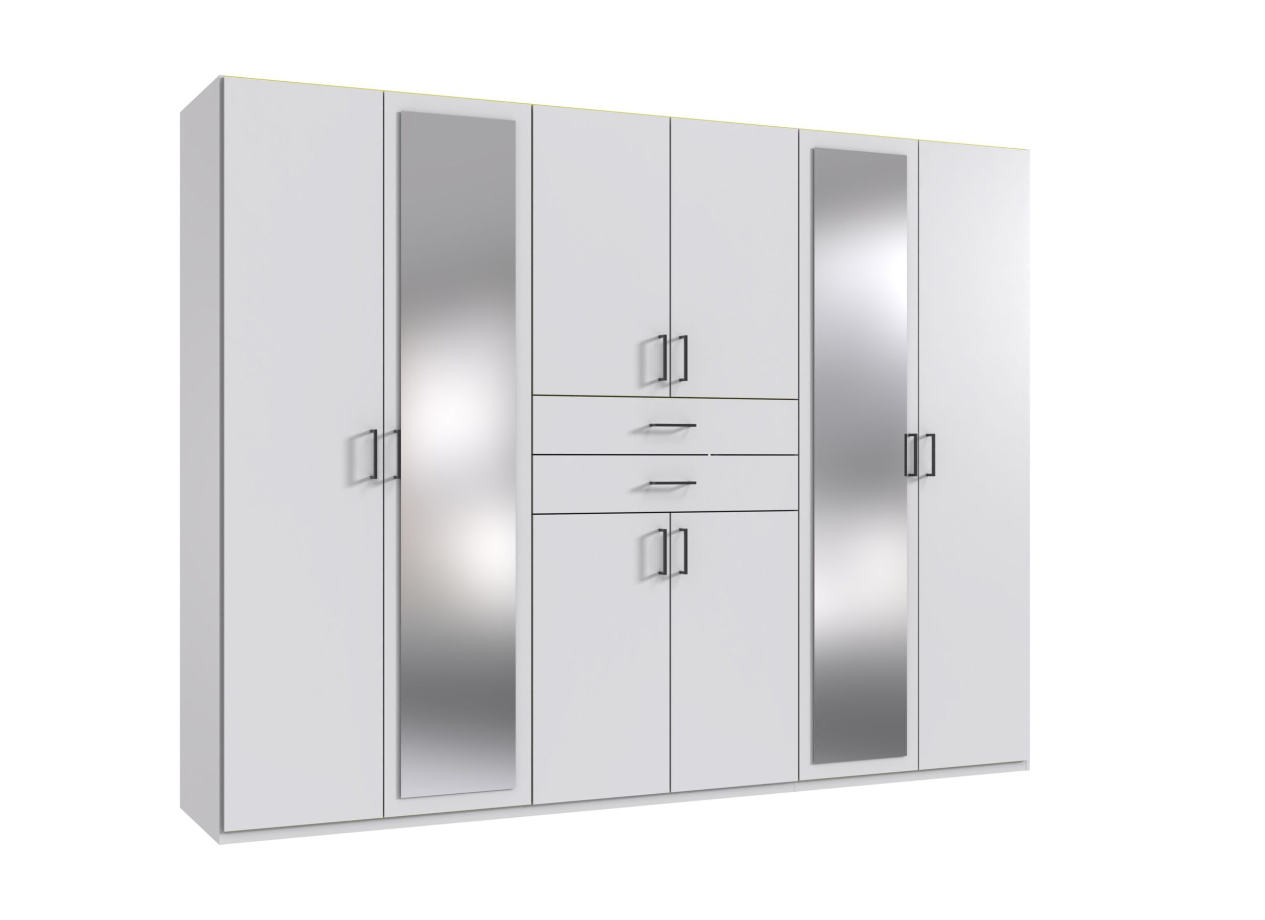 Kleerkast Diver 270cm - decor - wit - Garde-robe Diver 270cm - décor - blanc