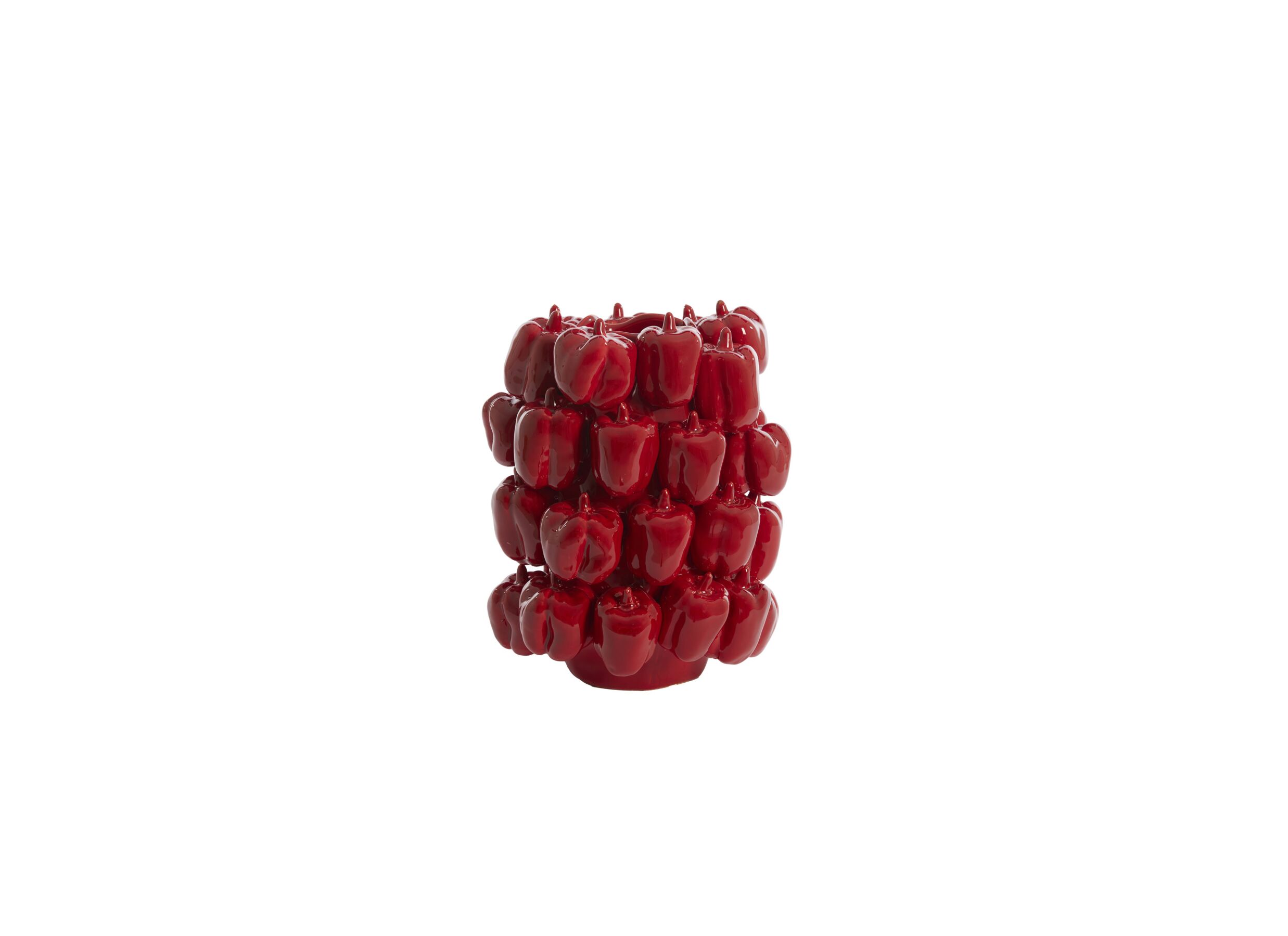 Vaas Bellpepper H32 - Vaas Bellpepper H32,5cm - keramiek - rood