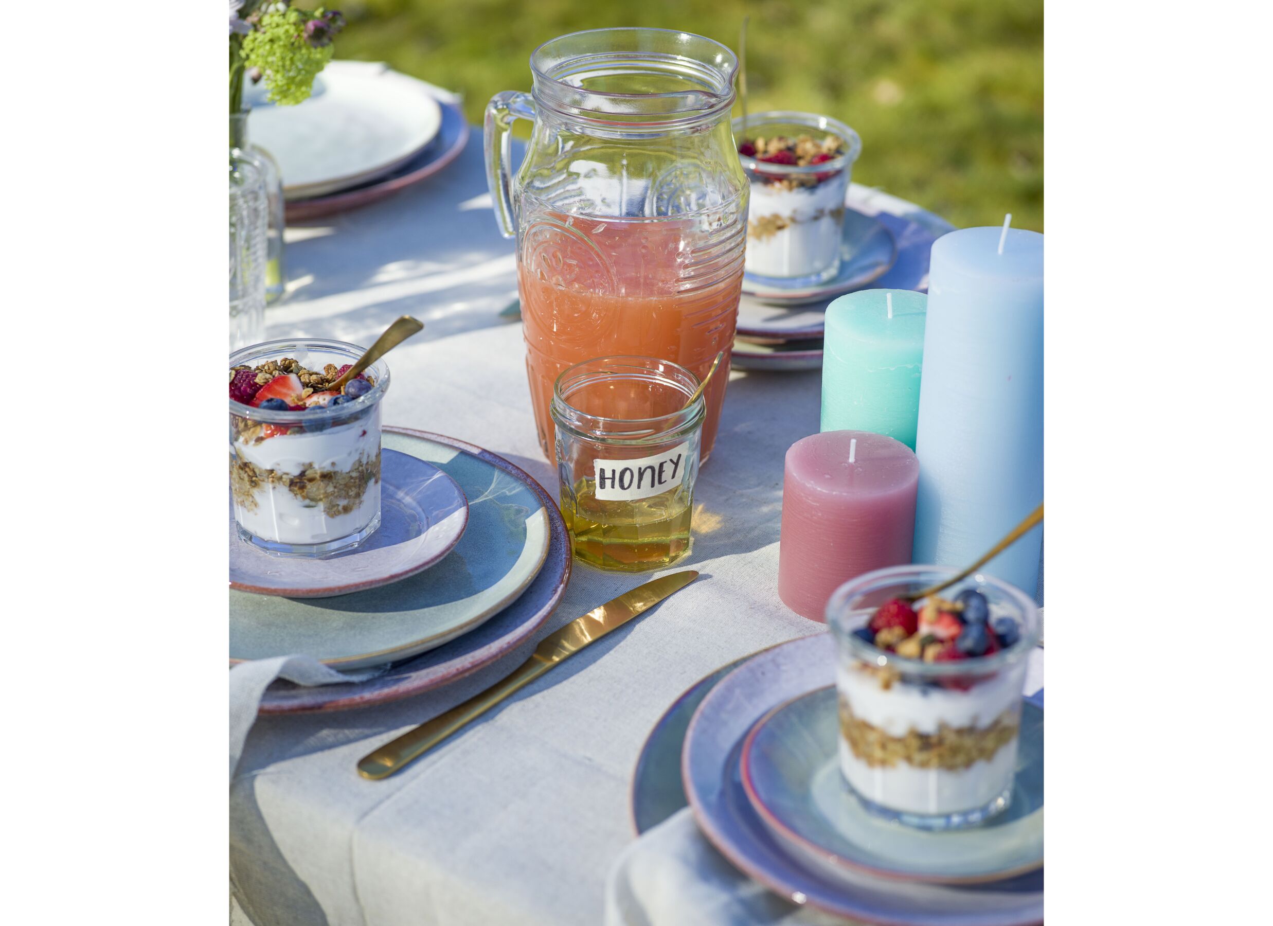 Foto ambiance - Pichet Romantic 1,8L - verre - transparant avec couvercle