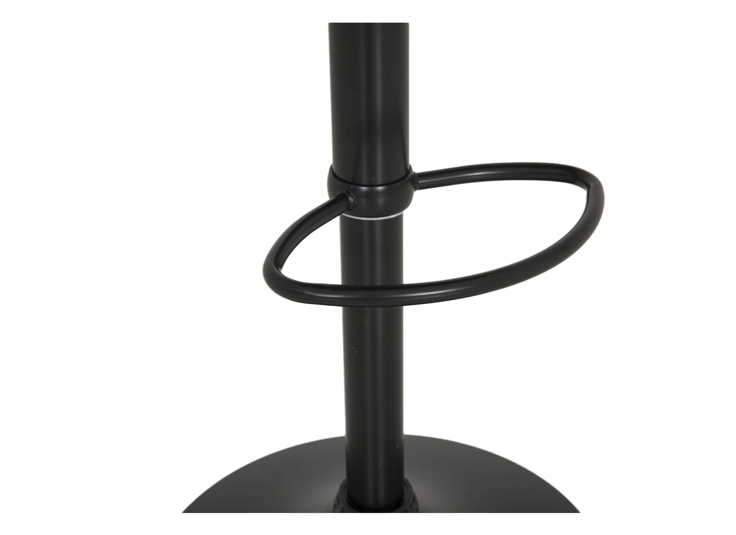Barstoel Zorn lederlook - zwart