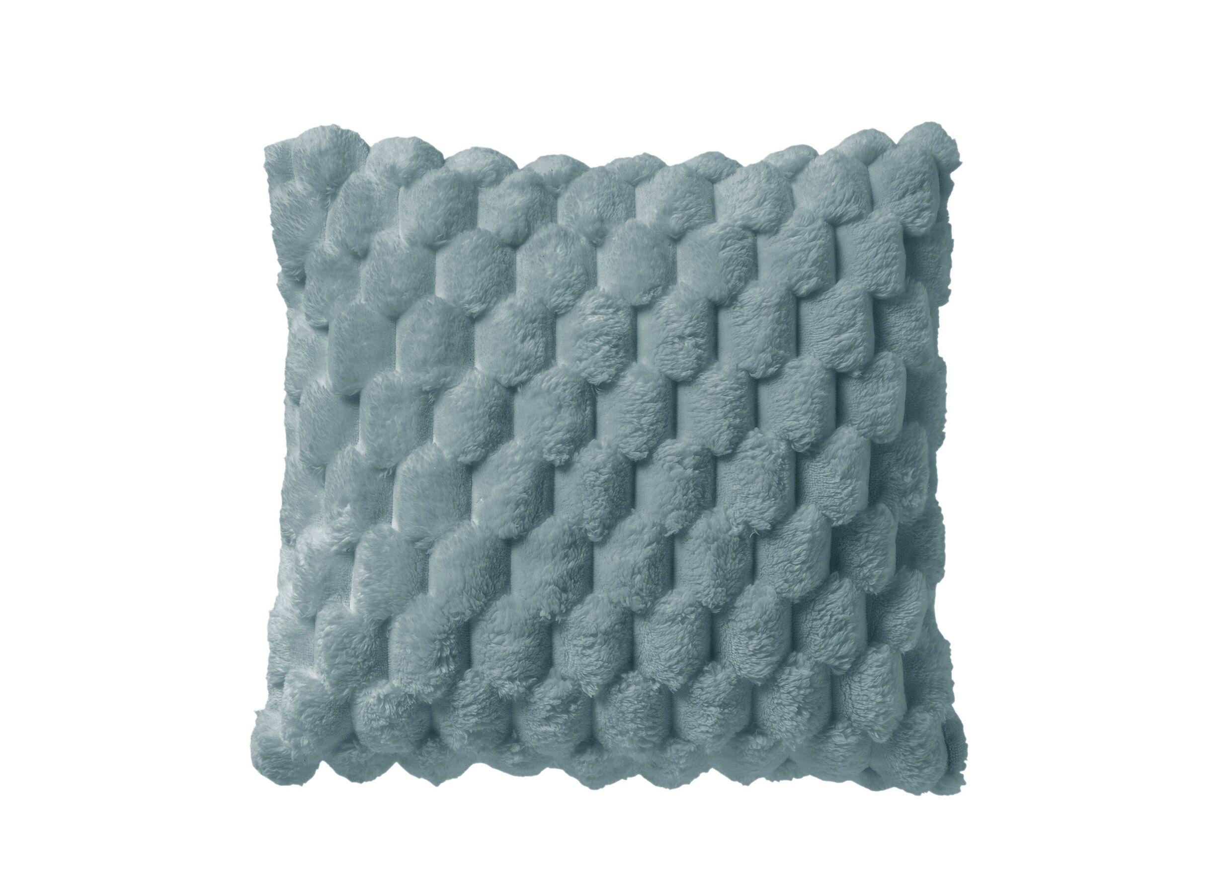 Kussen Viva 45x45cm - gerecycleerd polyester - sterling blue - Coussin Viva 45x45cm - polyester recyclé - sterling blue