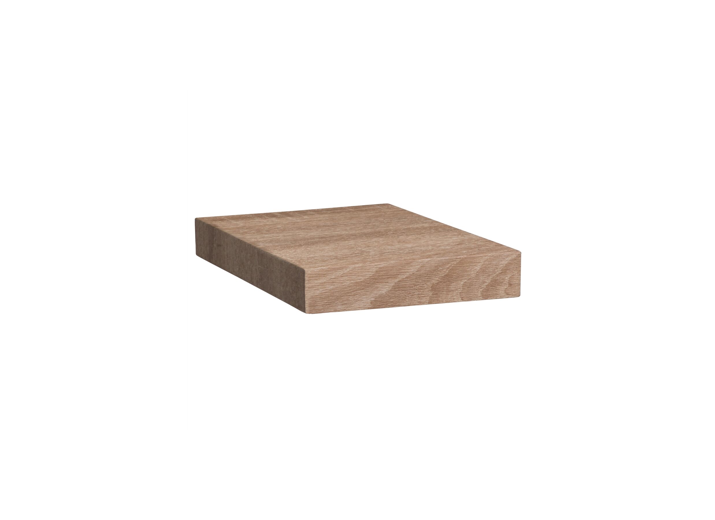 Wandplank 23,5x23,5x3,8cm - MDF - eik naturel