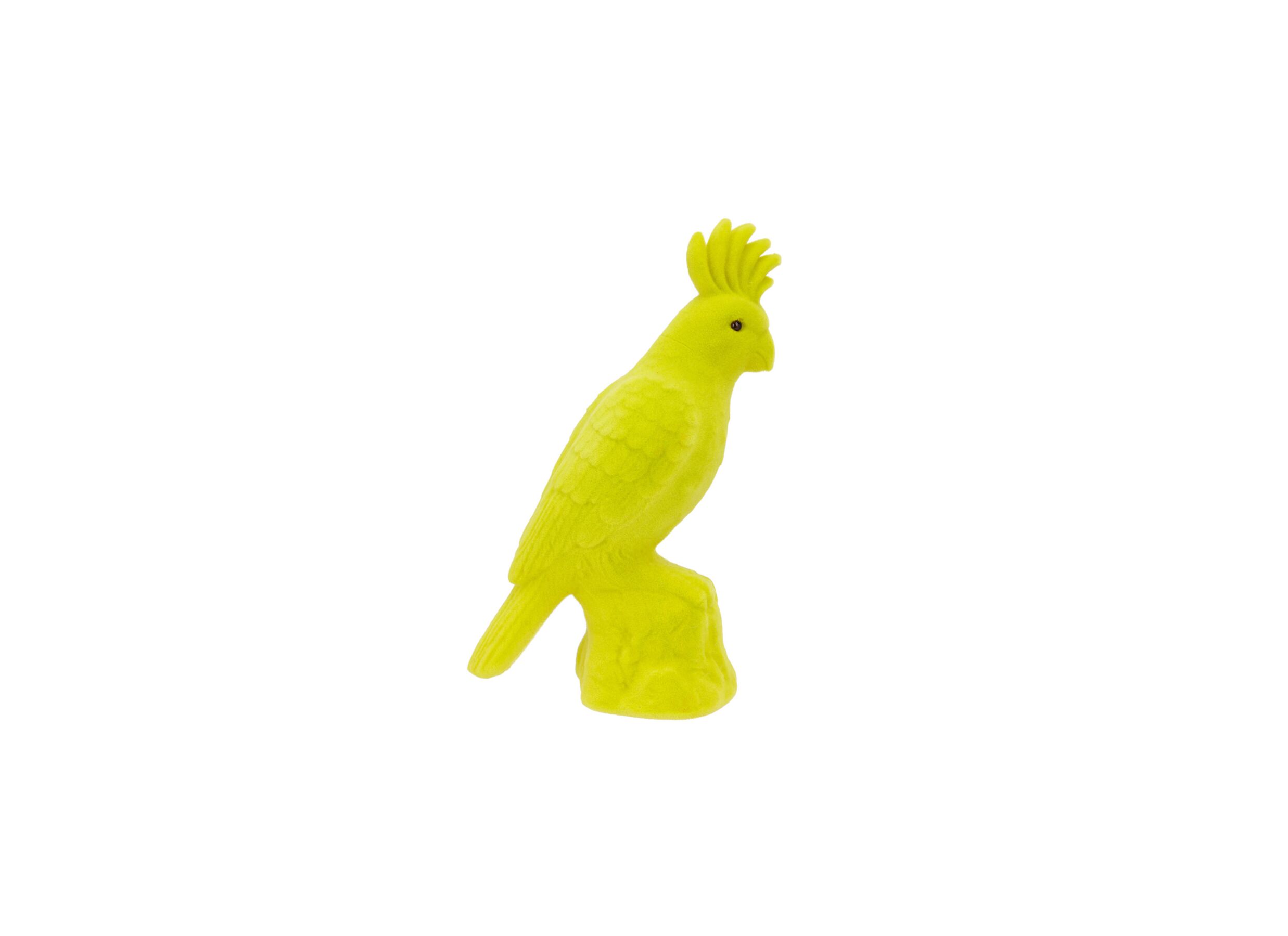 Figuur Papegaai Flocked H24cm