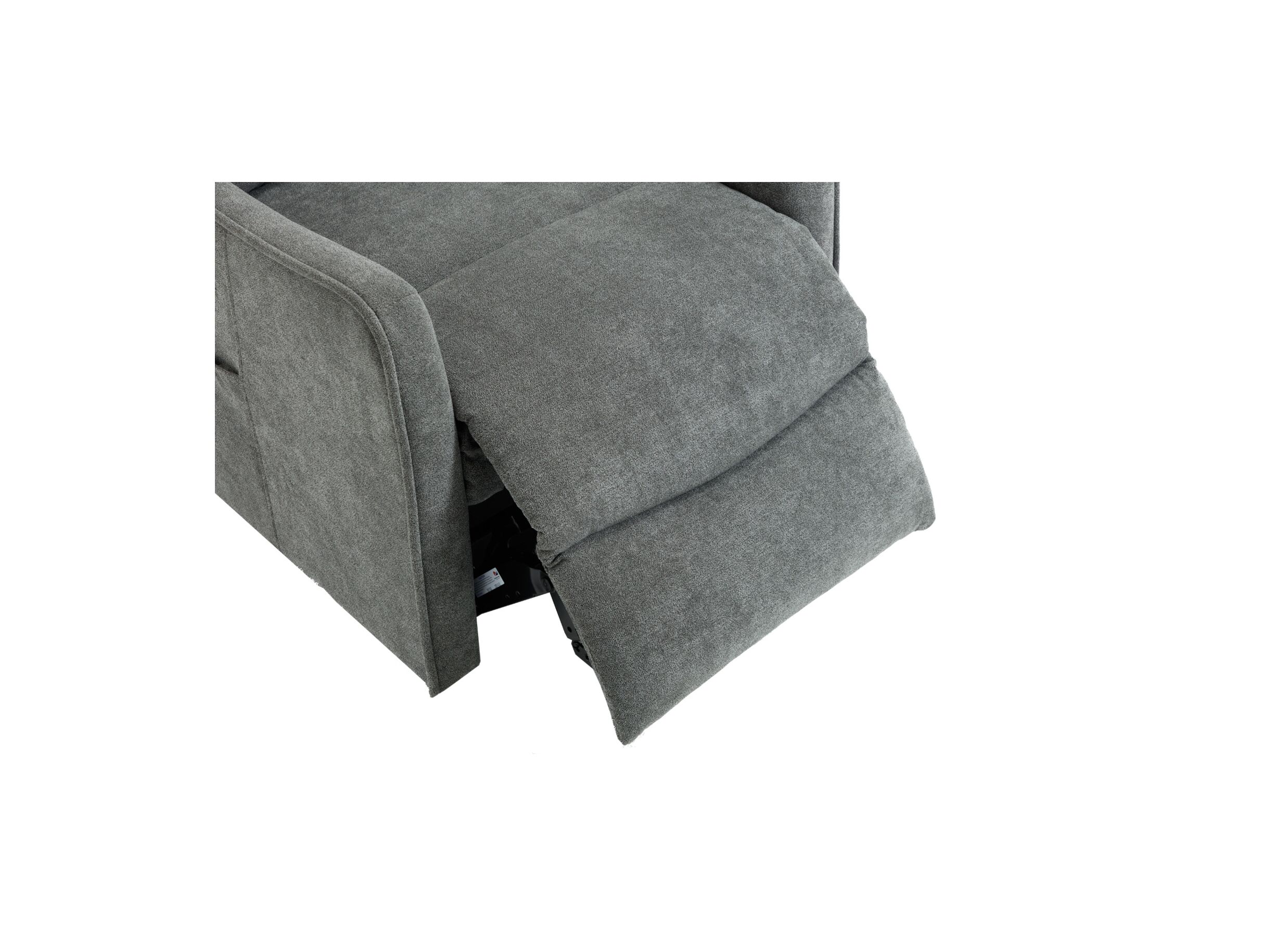 Detailfoto - Relaxzetel Casanova elektrisch - polyestervezel - grijs