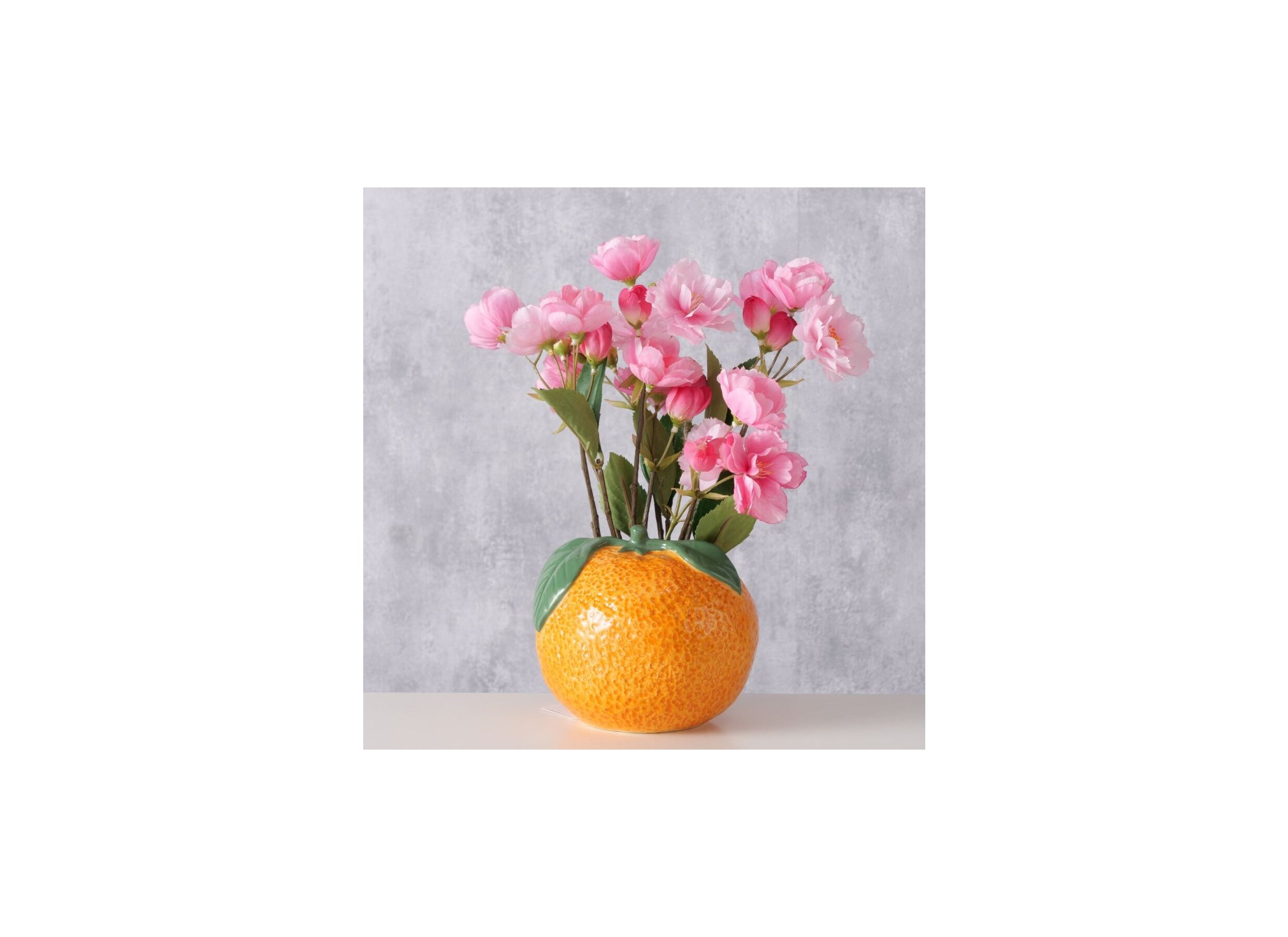 Foto ambiance - Vase Orange H12,8cm - céramique - orange