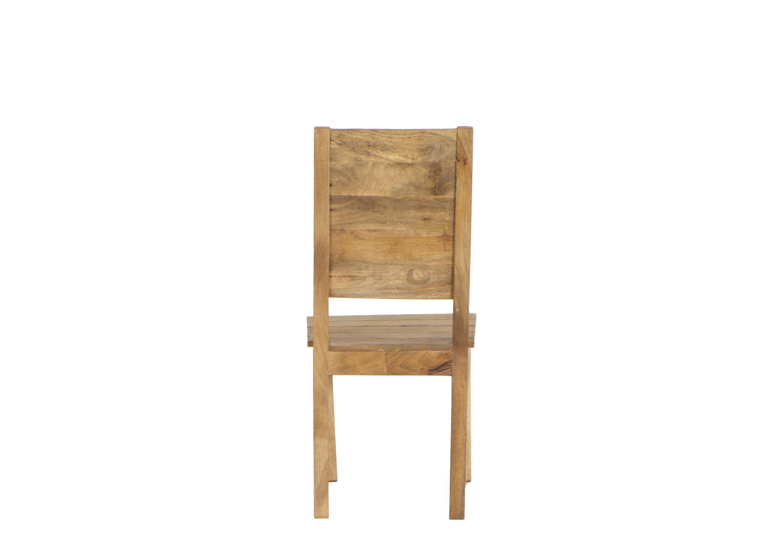 Chaise Mandalay 45x45x99cm - mangue massif - naturel