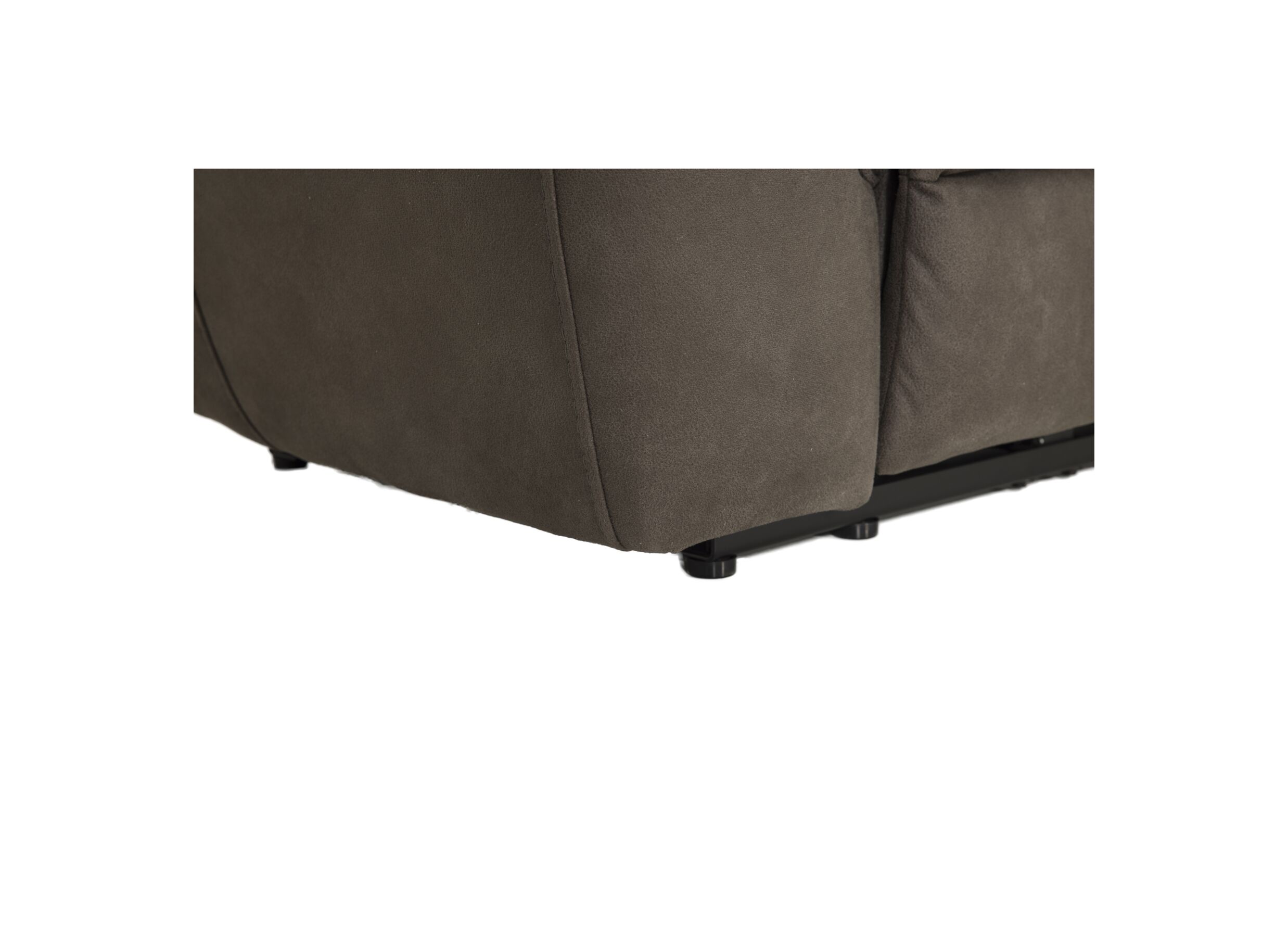 Detailfoto - Zetel Cluny 3+2+1-zit - stof - bruingrijs met relax