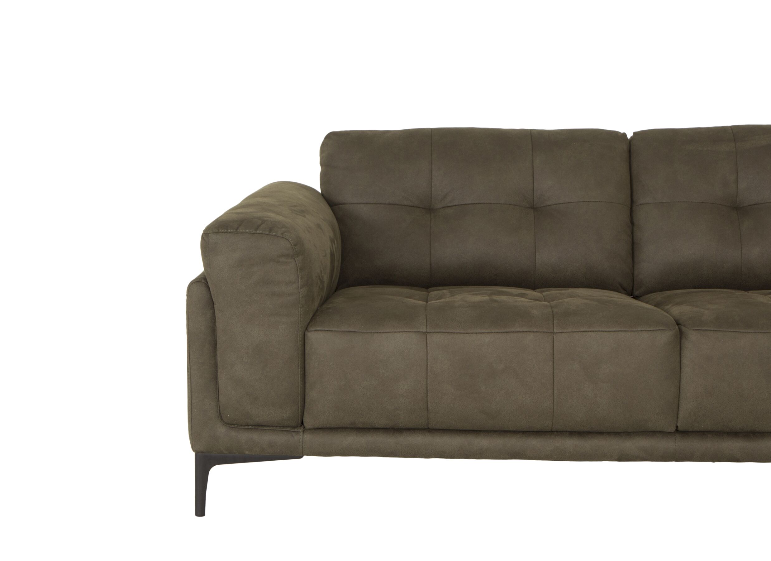 Hoeksalon Night 277x159cm - stof - groen