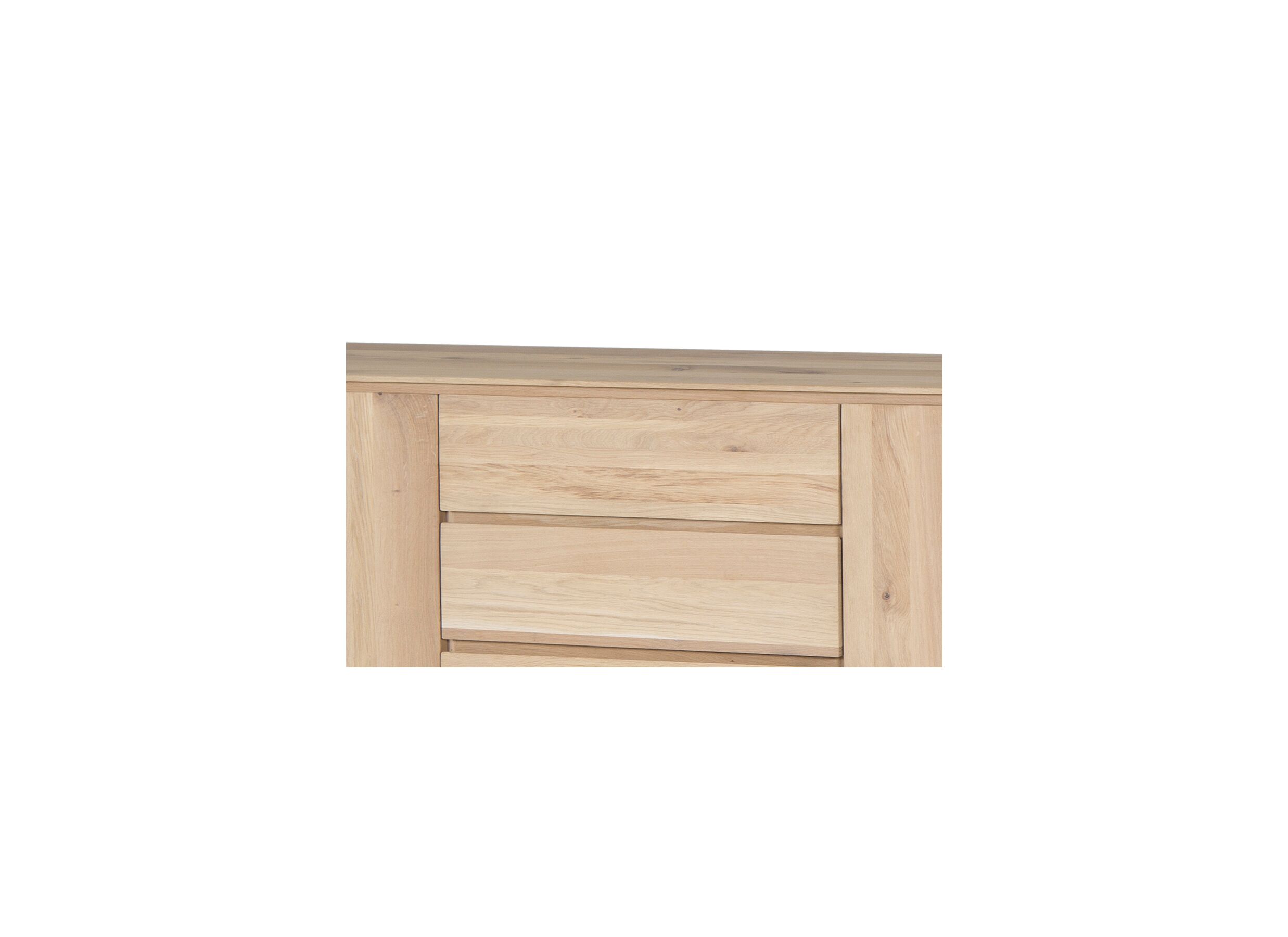 Dressoir Polar 250cm - eik massief & decor- naturel