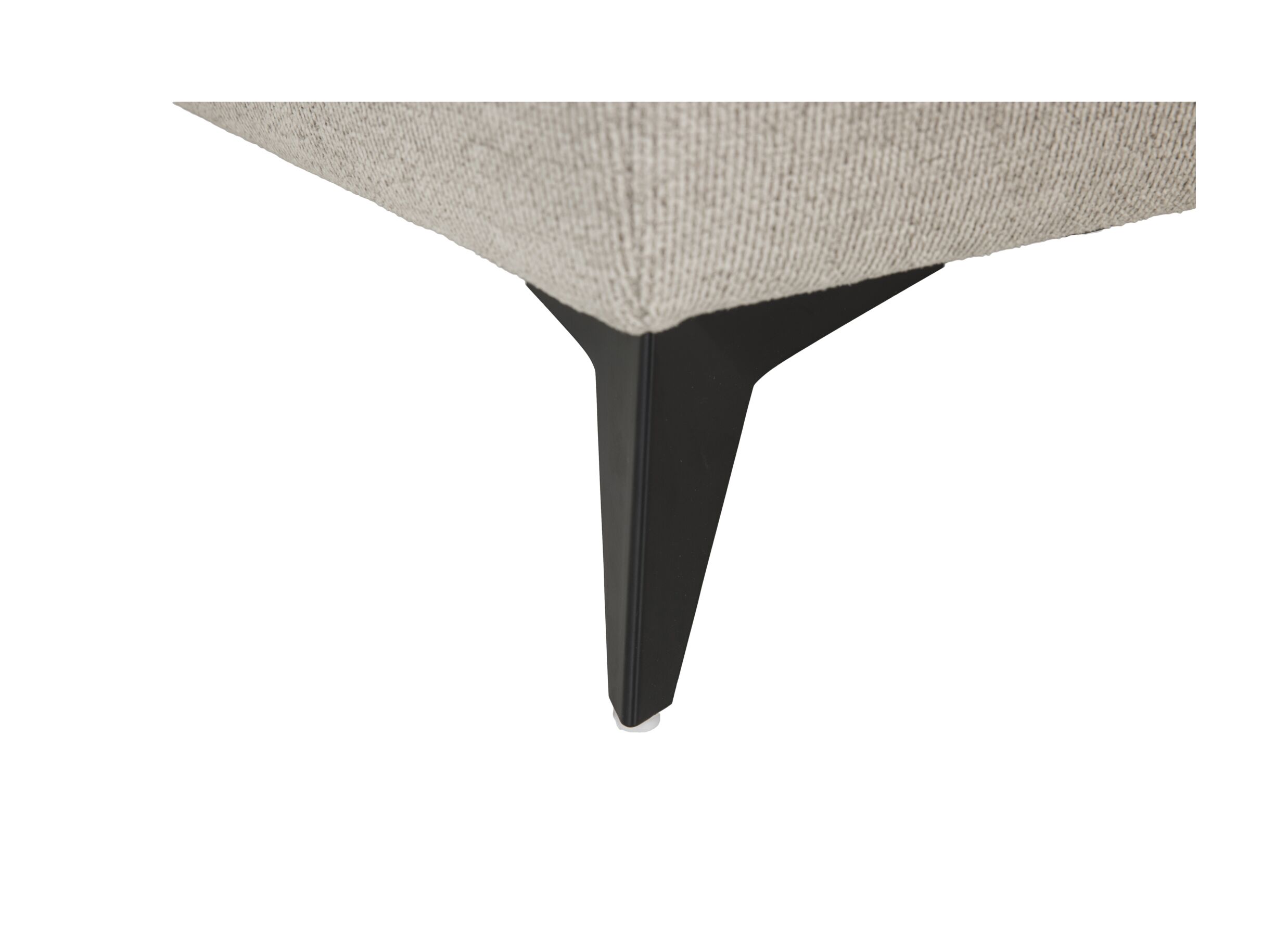 Detail - Canapé d'angle Naja 353x255cm - tissu - desert avec fonction lit et réglage de la profondeur du siège