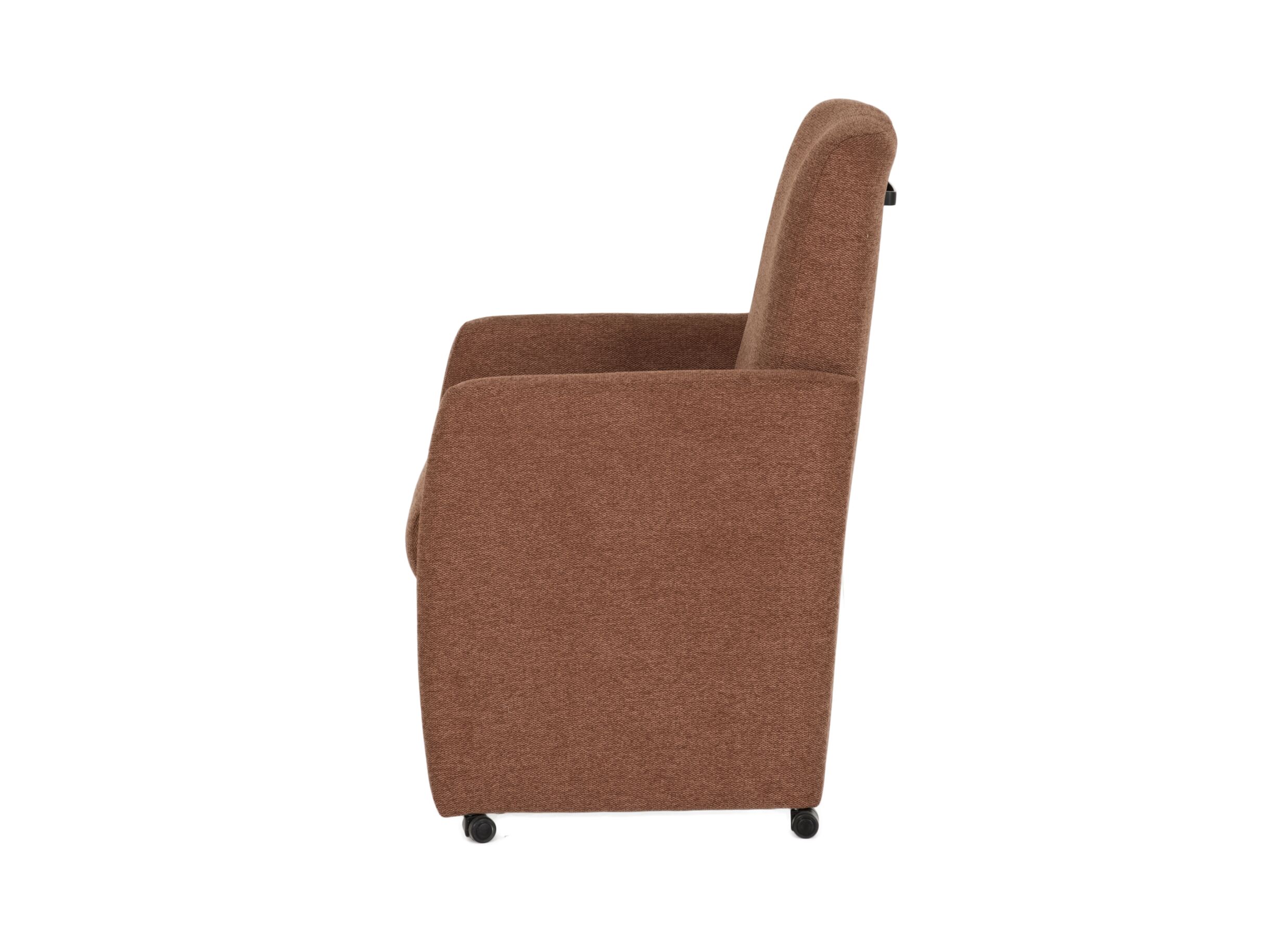 Aperçu - Chaise Aragon 60x70x100cm - tissu - marron
