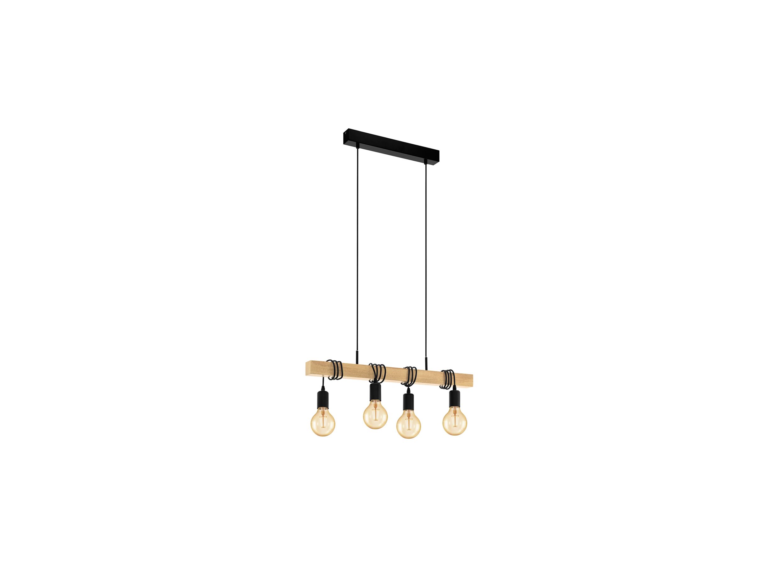 Suspension Townshend 110x70cm 4x60W E27 - Suspension Townshend 110x70cm 4x60W E27