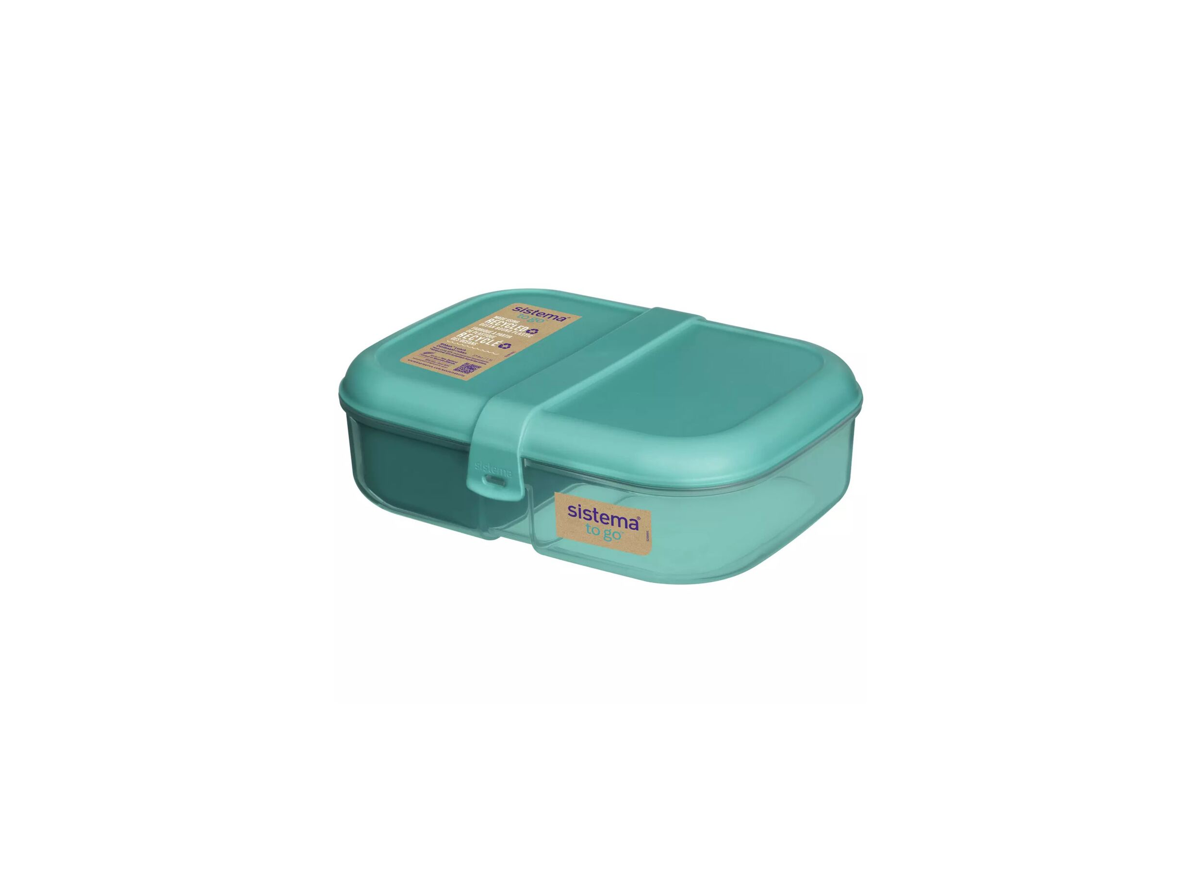 Overzichtsfoto - Lunchbox 1,1L blauw groen
