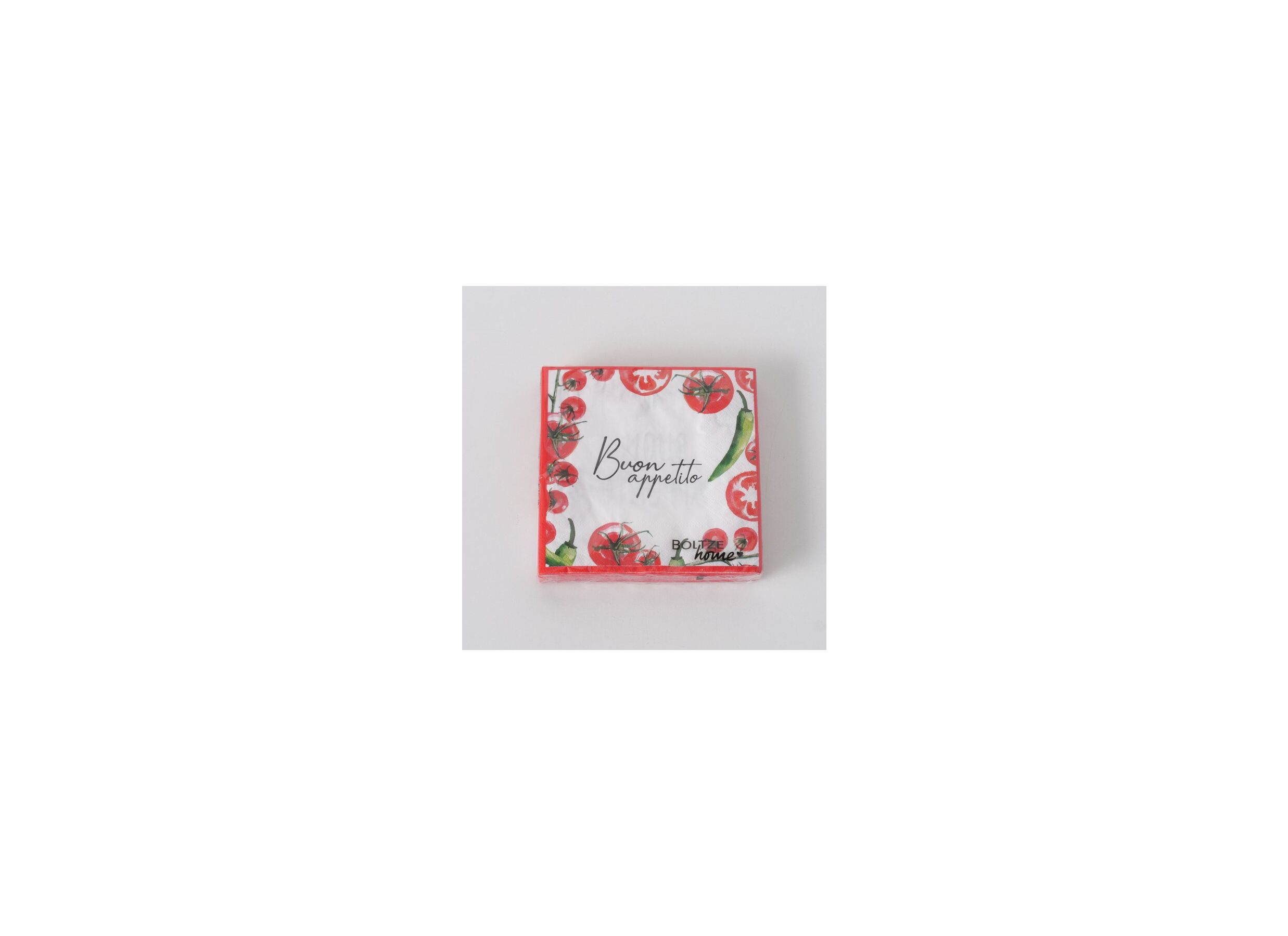 Aperçu - Serviette Tomato 17x17cm rouge 20 pièces