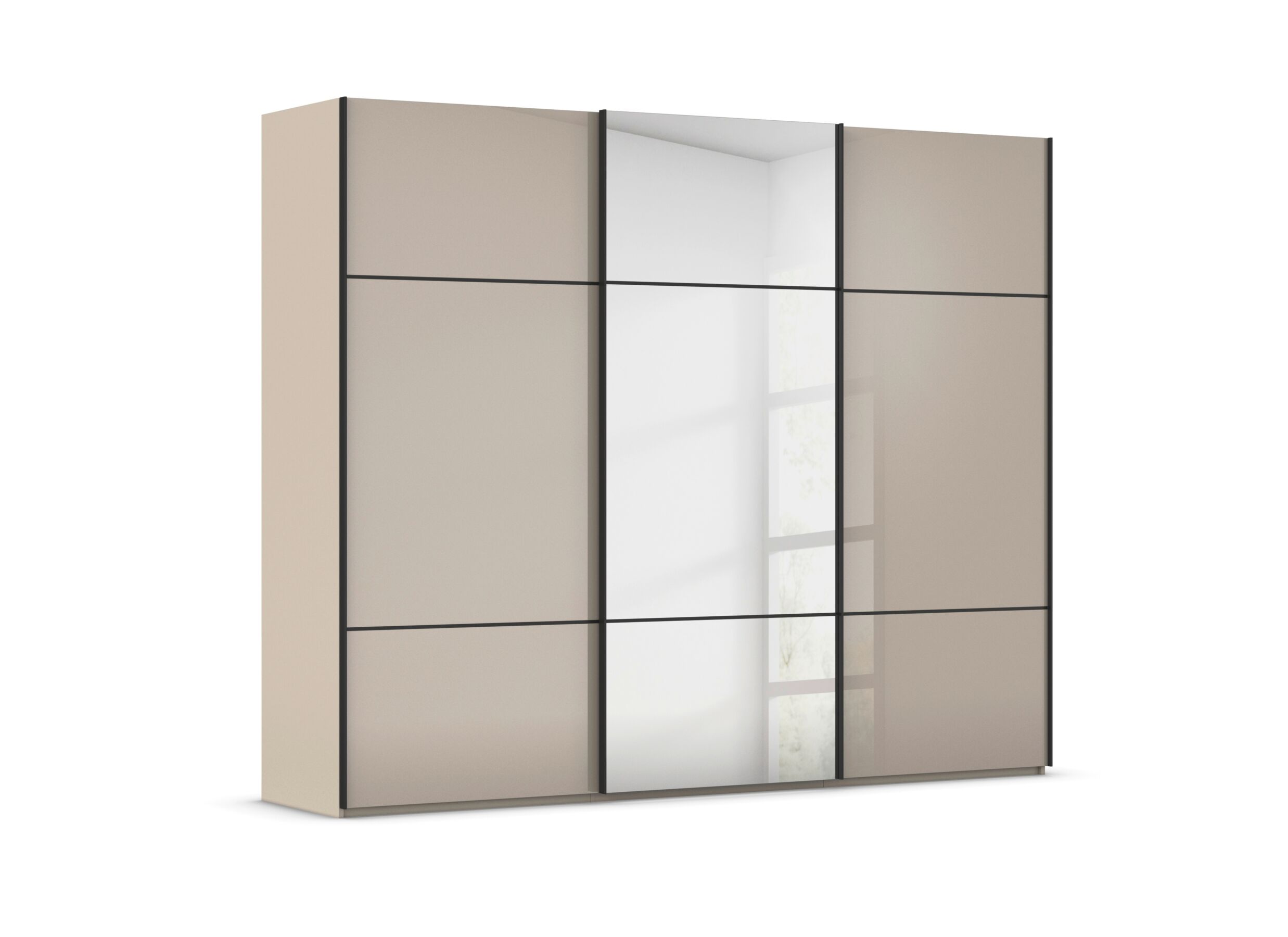 Schuifdeurkast 240cm - decor - fango - Schuifdeurkast 240cm - decor - fango