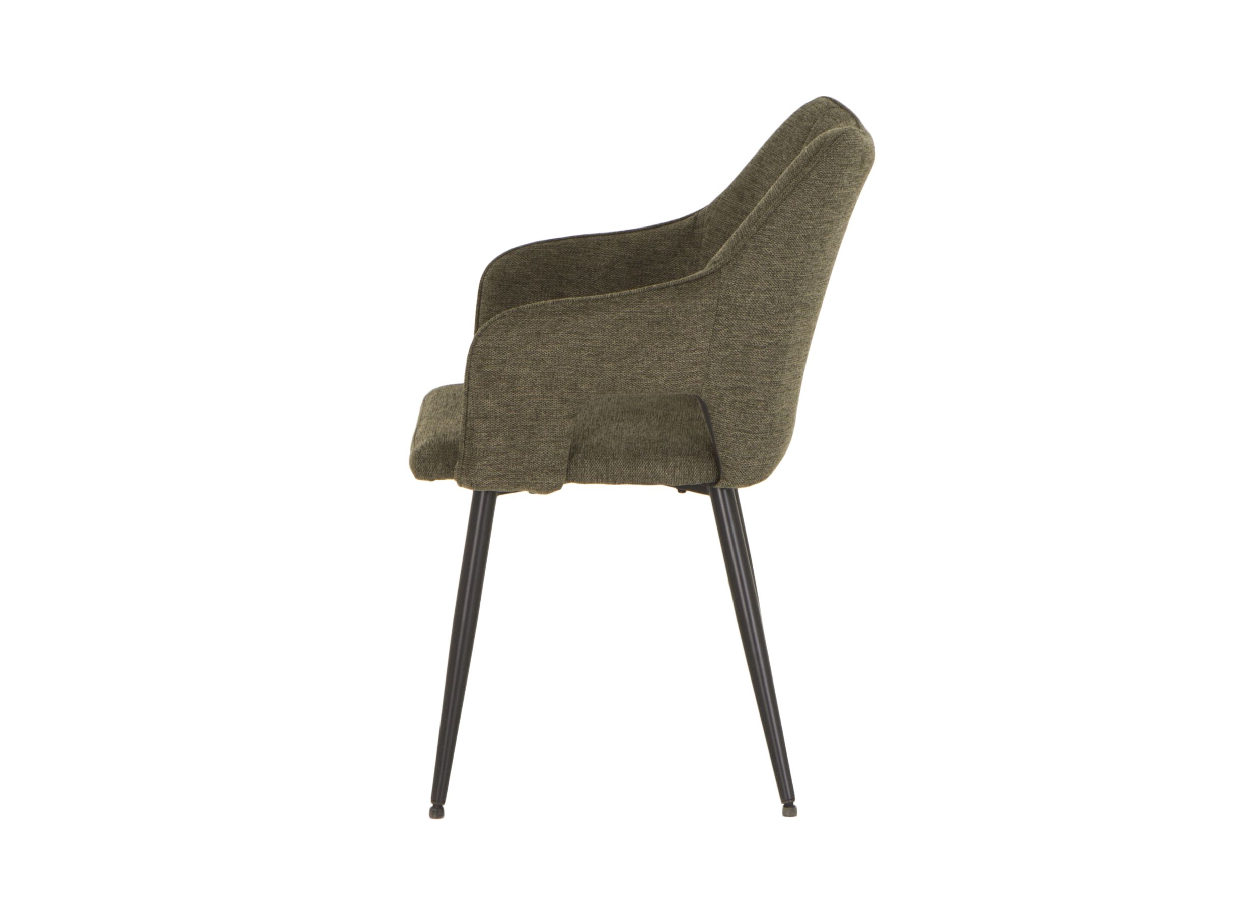 Stoel Daly 55x60x86cm - polyestervezel - groen