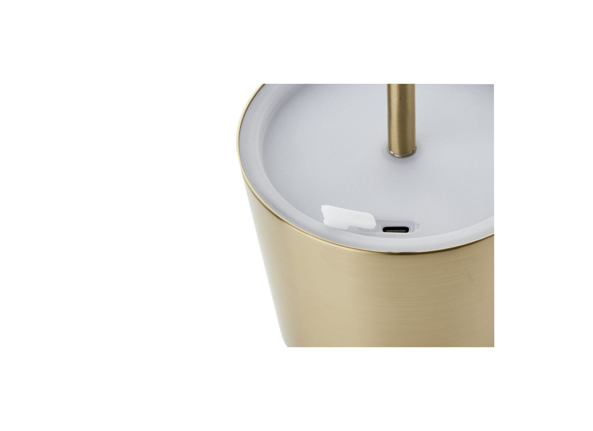 Detailfoto - Tuinlamp Xaana Ø11xH37cm - metaal - brushed gold