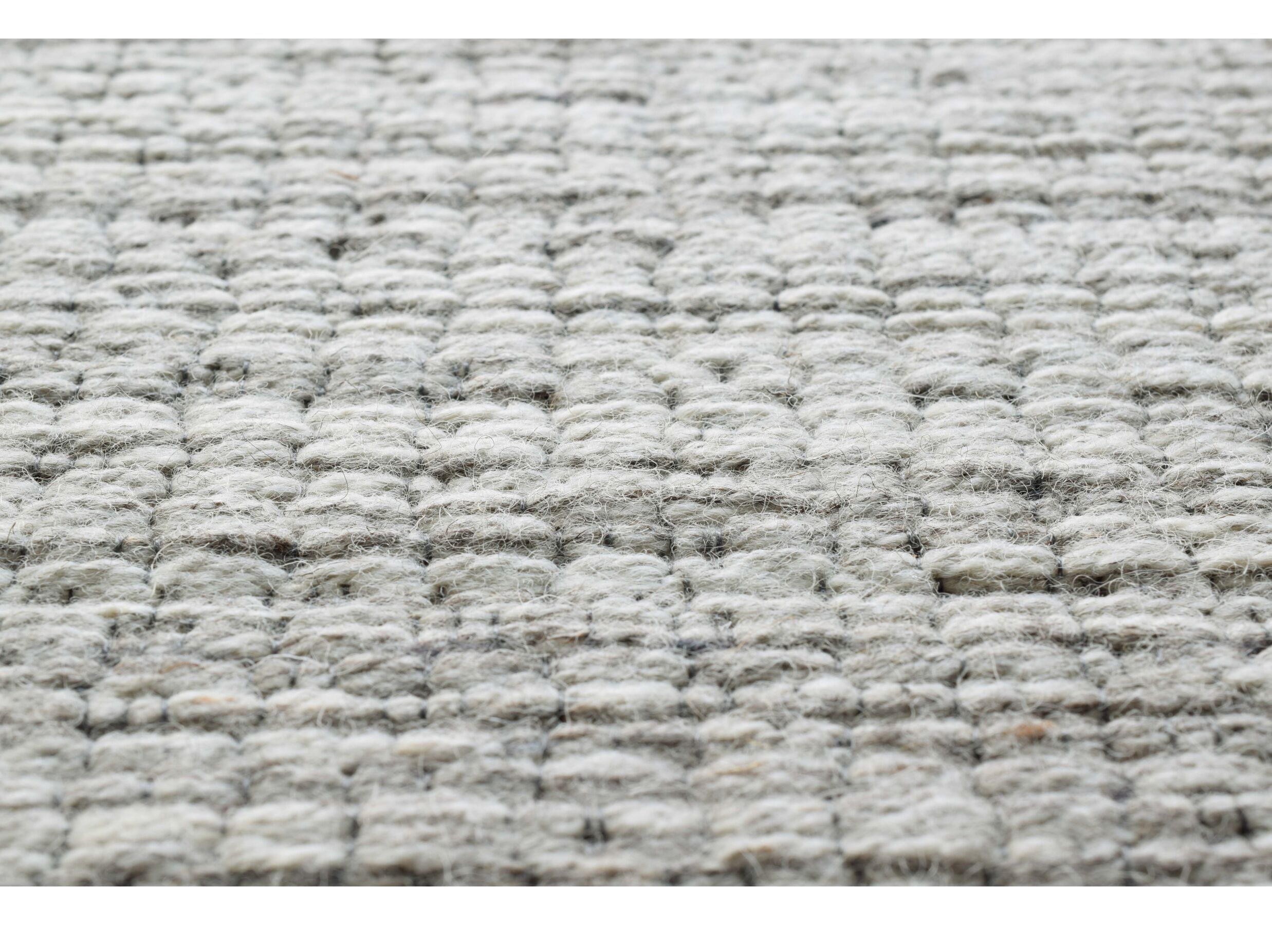 Detail - Tapis Himalaya 200x290cm - laine - gris clair
