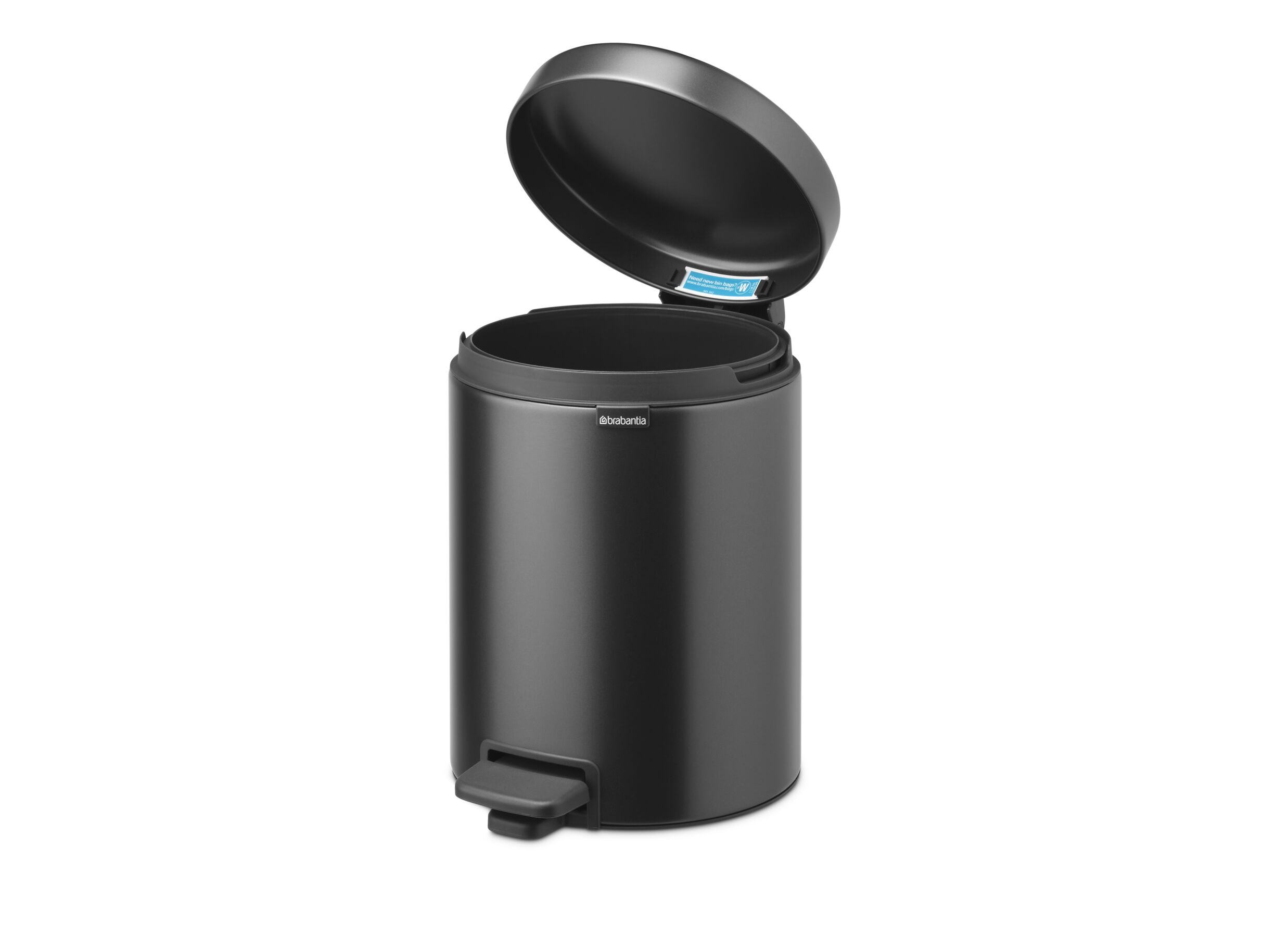 Aperçu - Poubelle à pédale NewIcon Brabantia - 5L - confident grey
