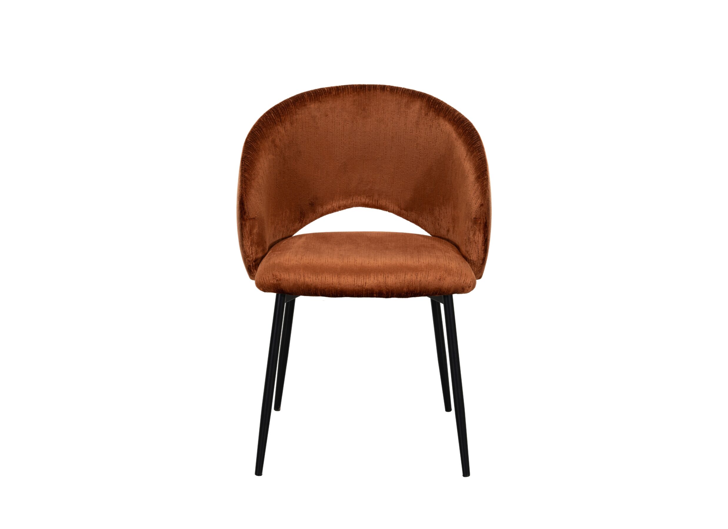 Overzichtsfoto - Stoel Read 58x62x80,5cm - stof - roest