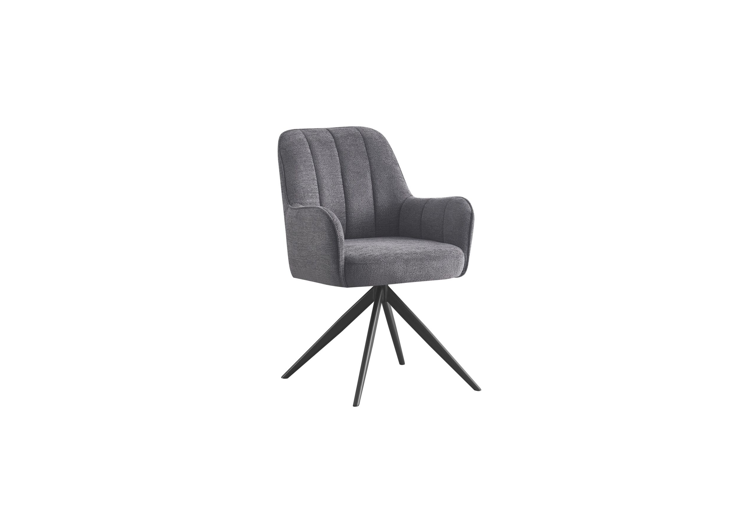 Draaistoel Bonzo 59x58x88cm - stof - antraciet