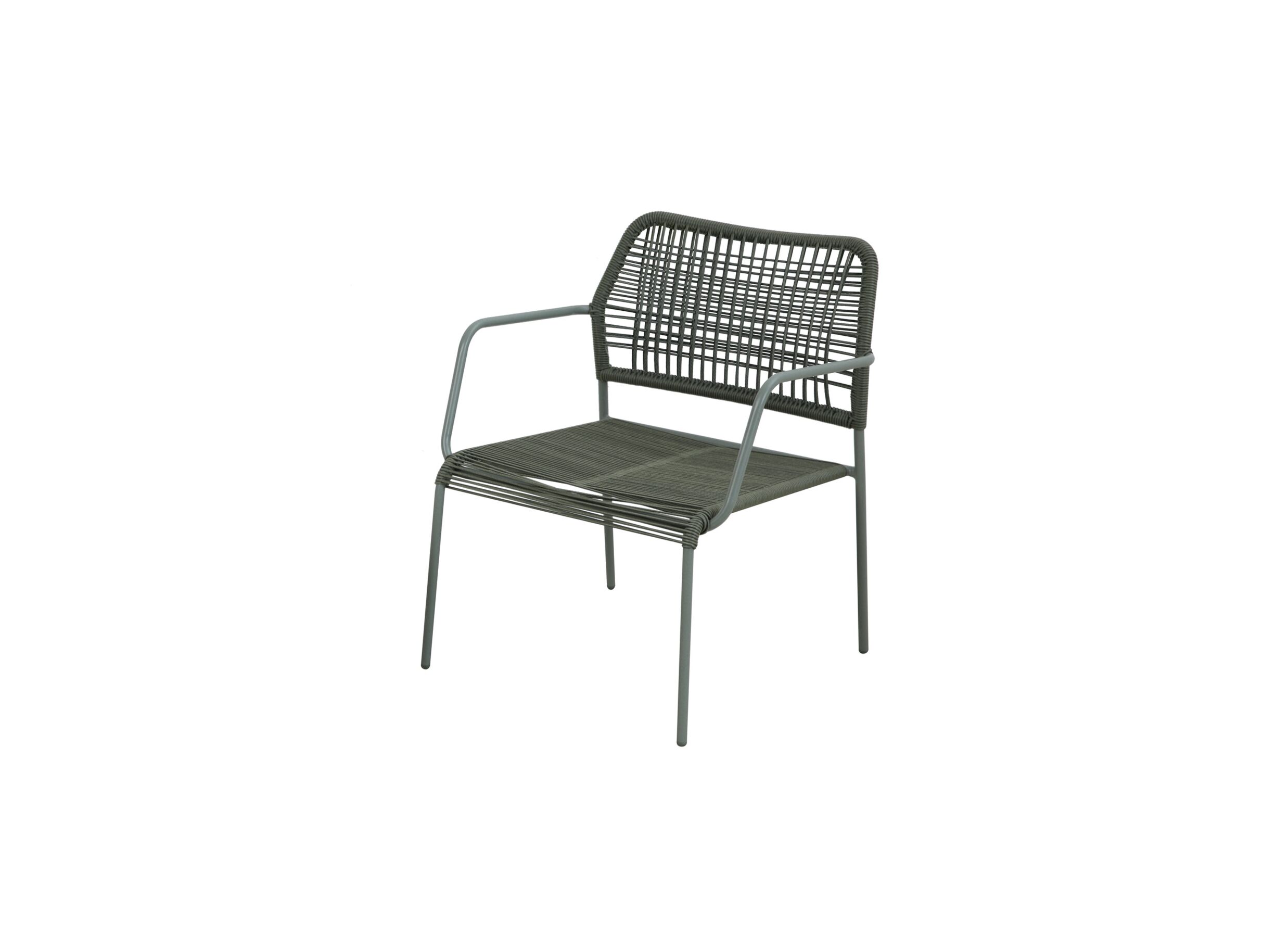 Fauteuil de jardin Wave acier vert