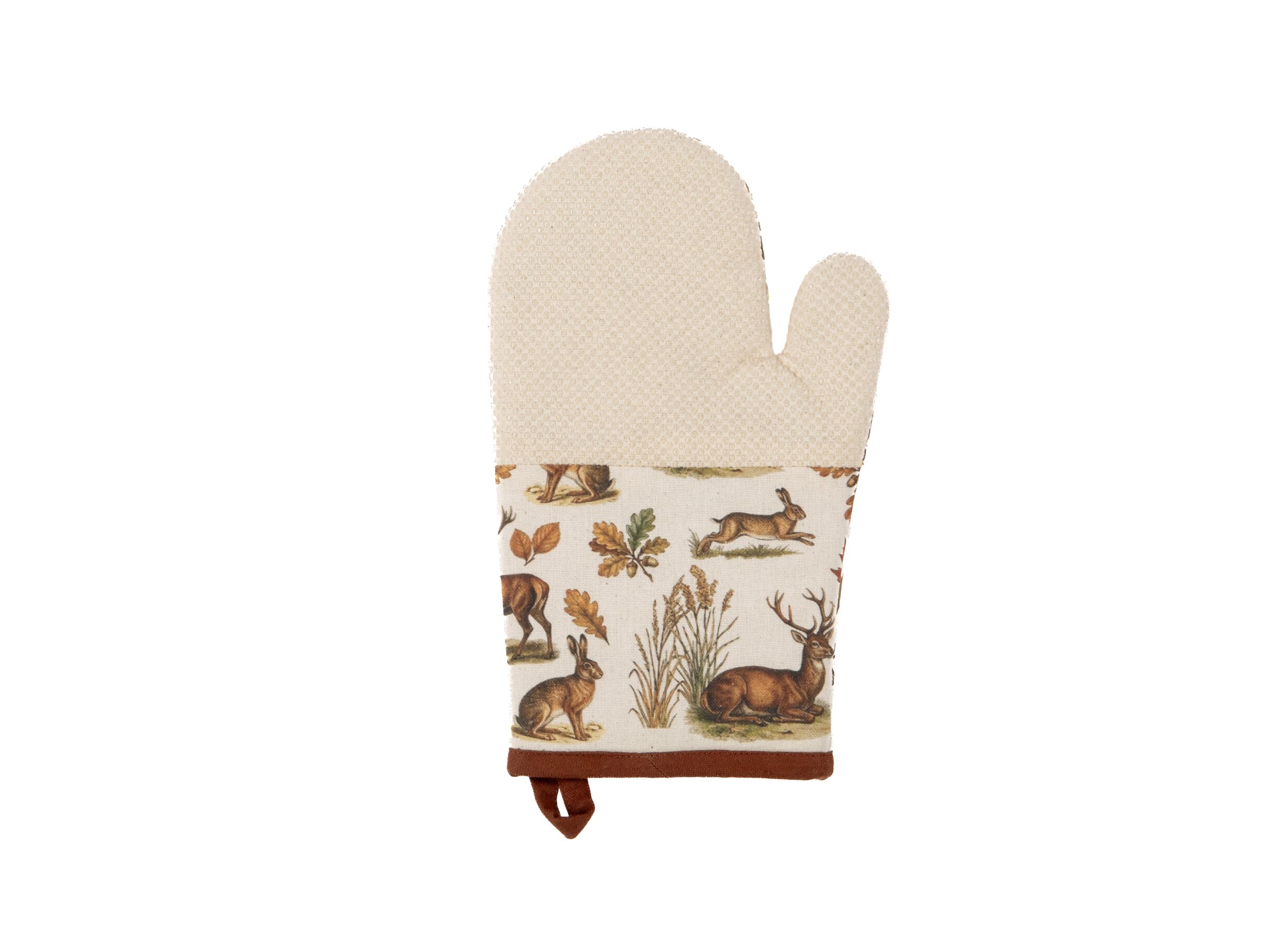 Aperçu - Gant isolant Viva Deer & Hare coton - beige lot de 2