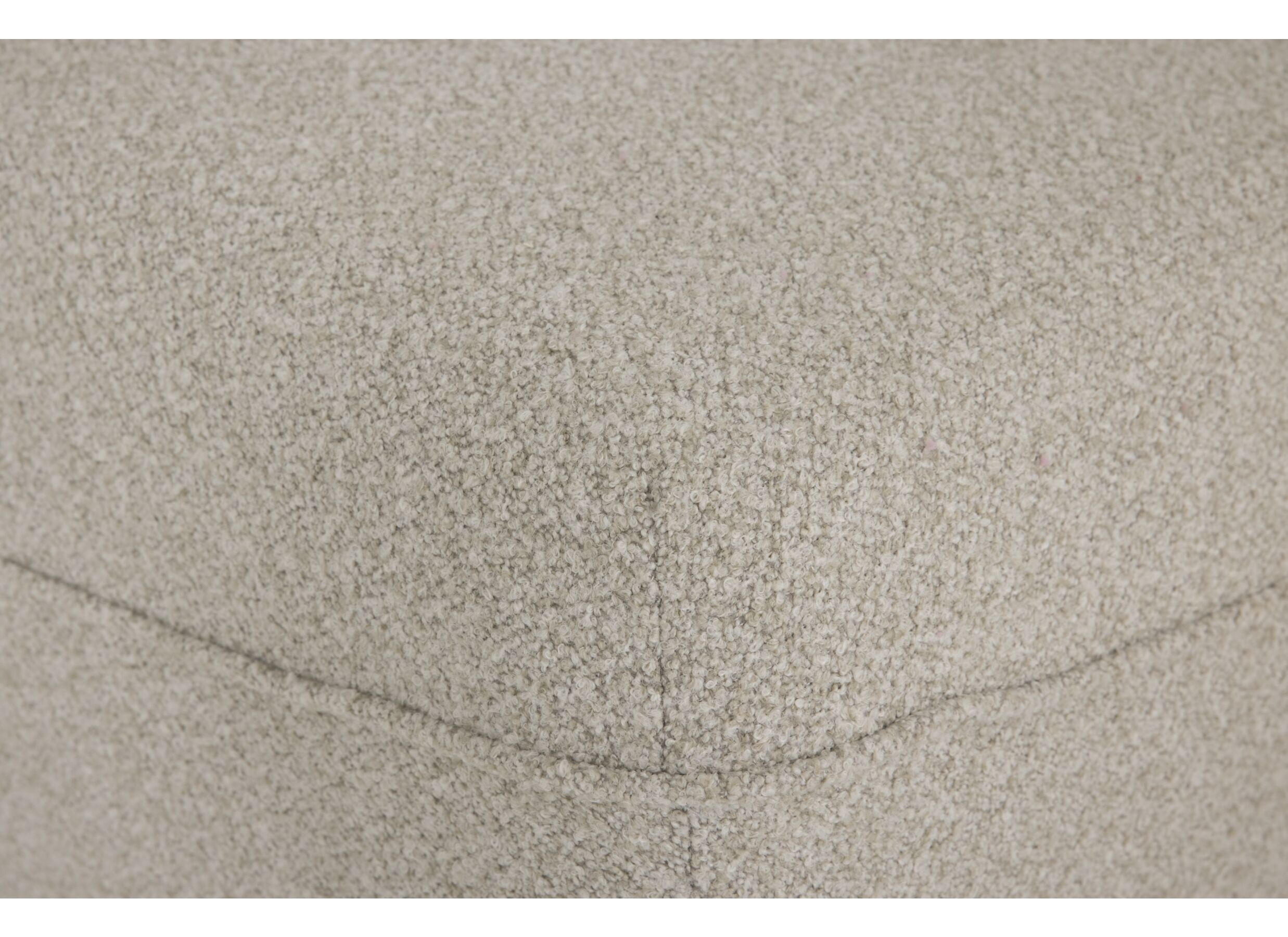 Detail - Pouf Orion 83x83x42cm - tissu - beige