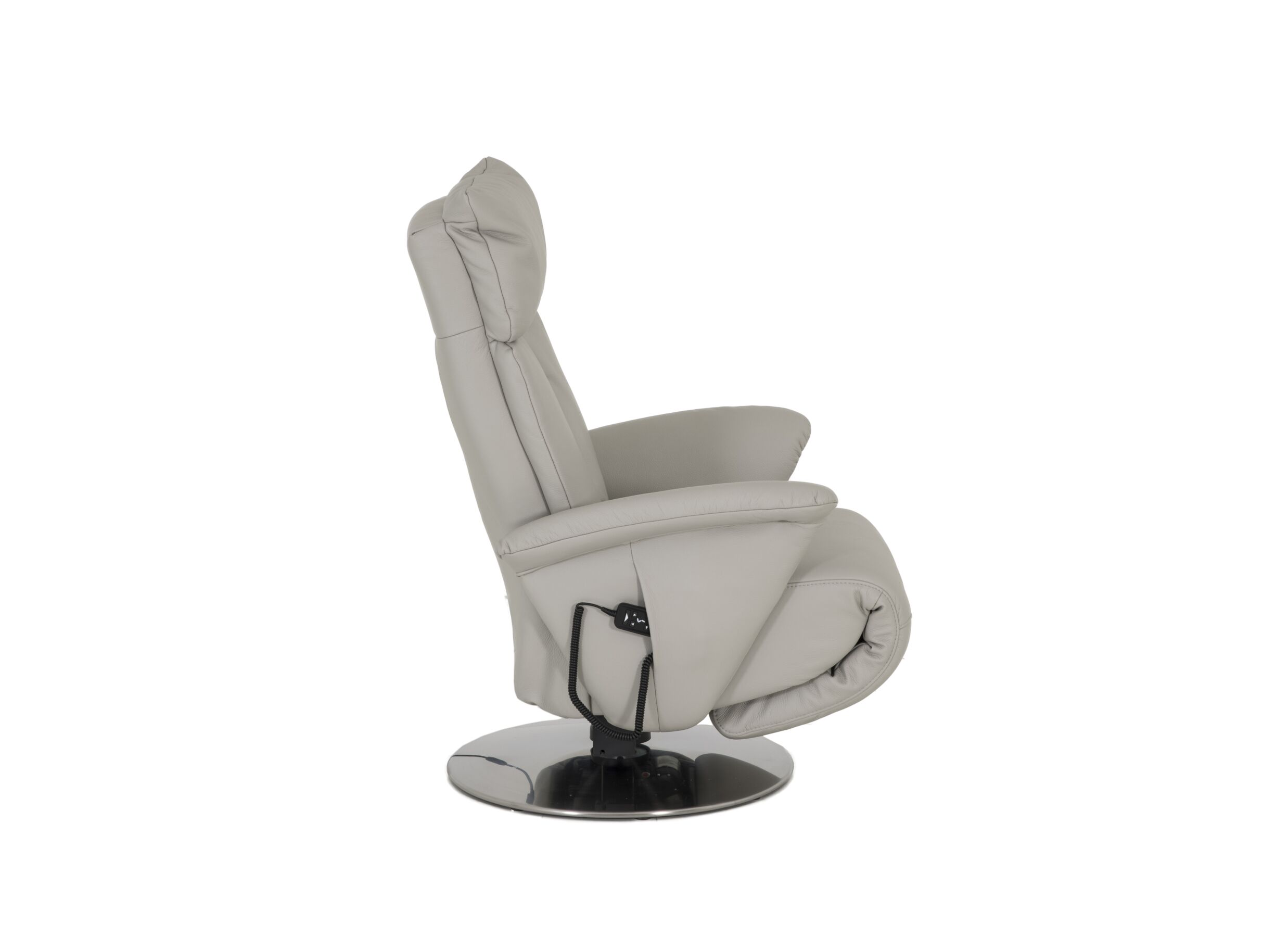 Fauteuil relax 7804 électrique cuir gris