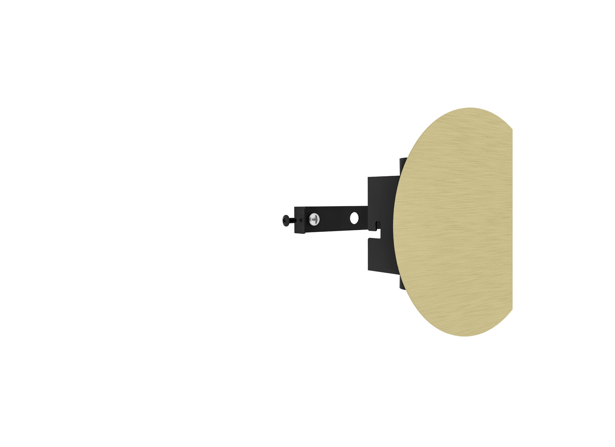 Overzichtsfoto - Wandlamp Talamello geborsteld goud 4W LED