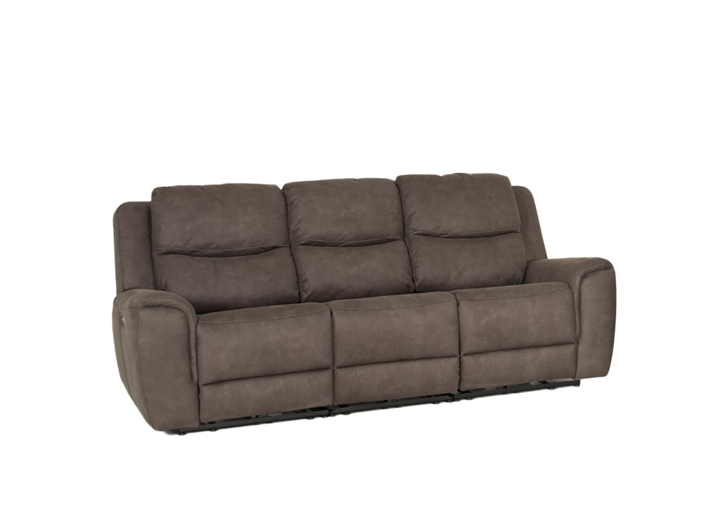 Hoofdfoto - Zetel Cluny 3-zit - stof - bruingrijs met relax