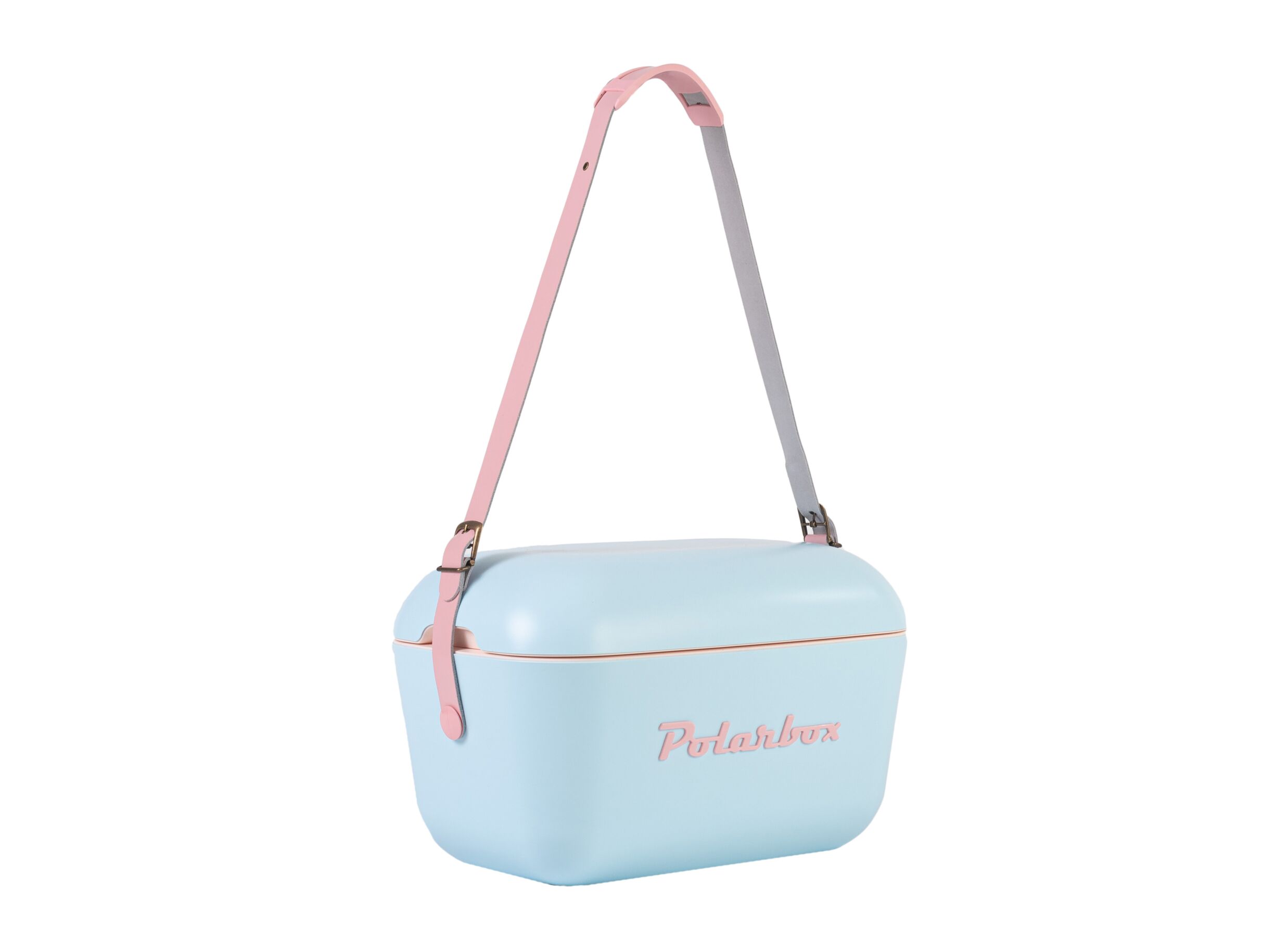 Overzichtsfoto - Koelbox Polarbox 20L - kunststof - babyblauw
