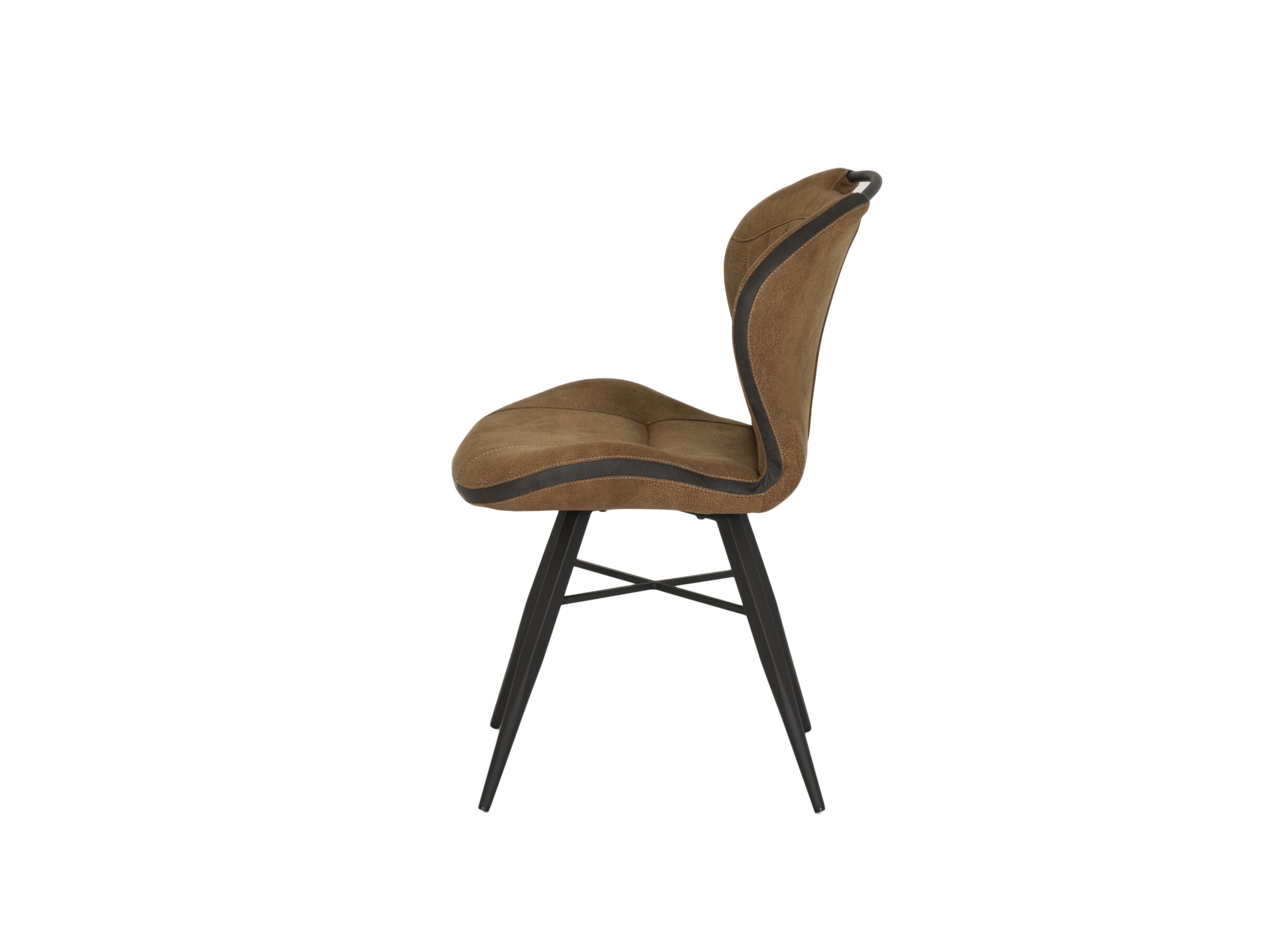 Stoel Mace 50,5x61x87cm - stof - zorro cognac