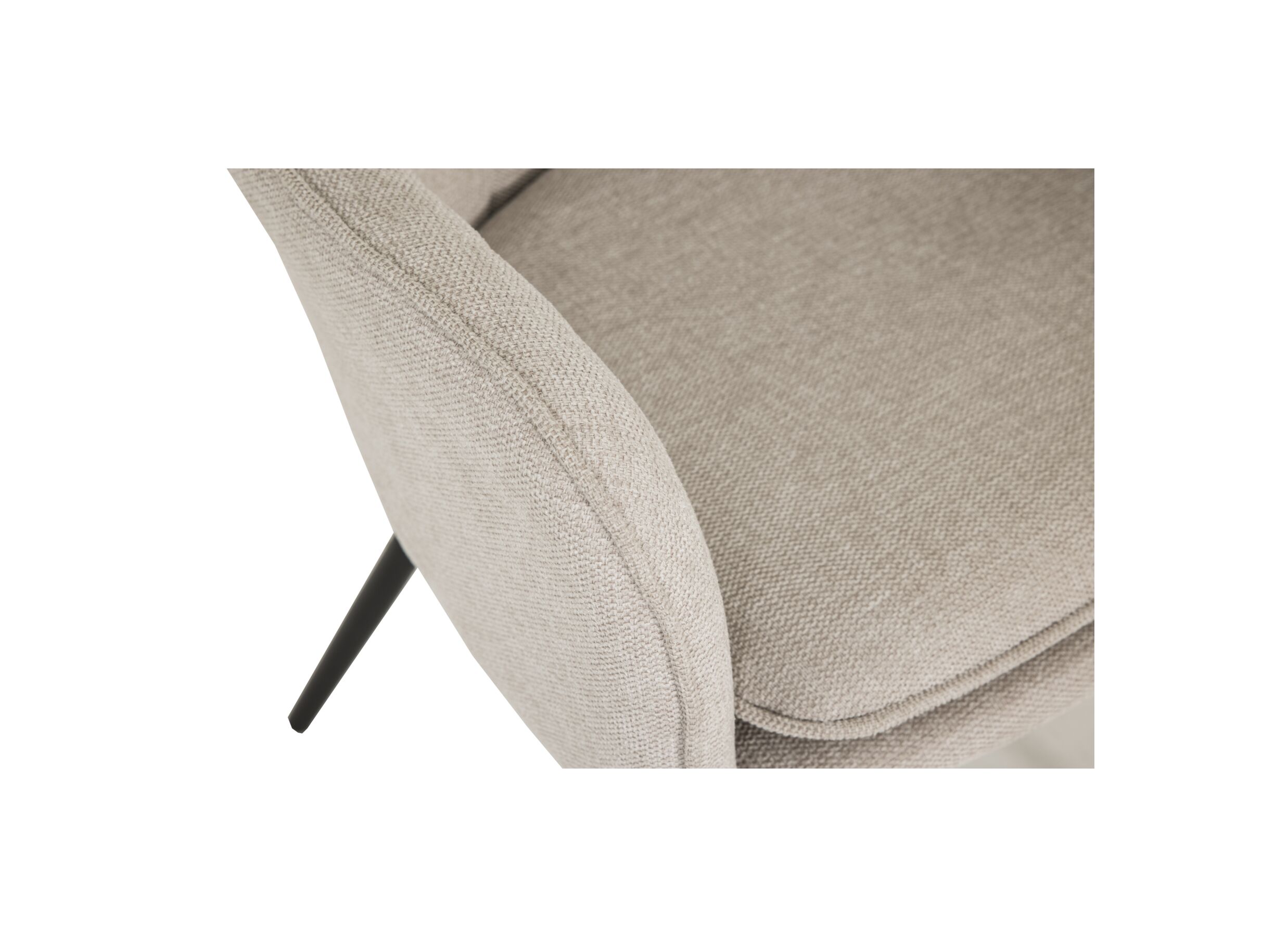 Detailfoto - Stoel Casimir polyestervezel - beige