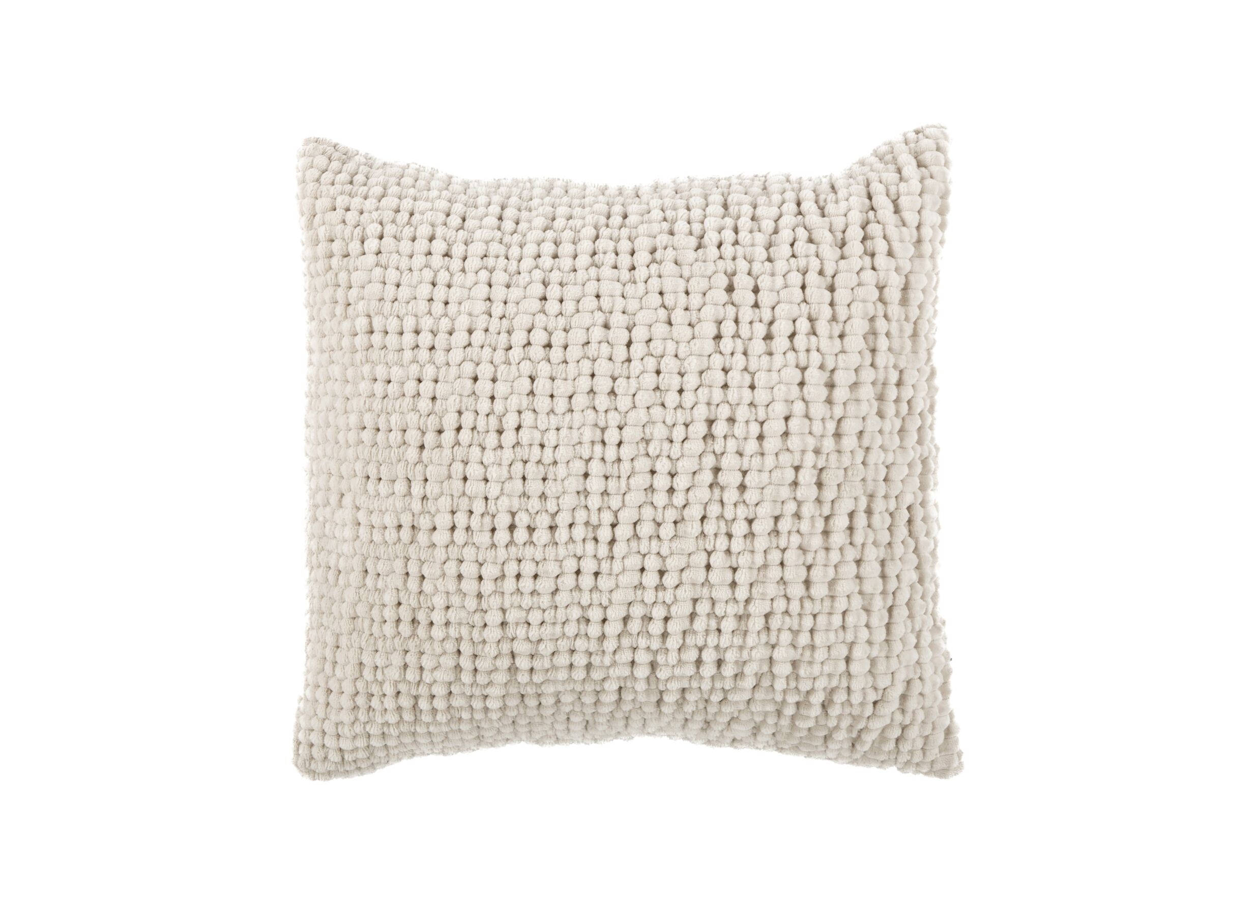Plus Important - Coussin Pebble 45x45cm - polyester - naturel