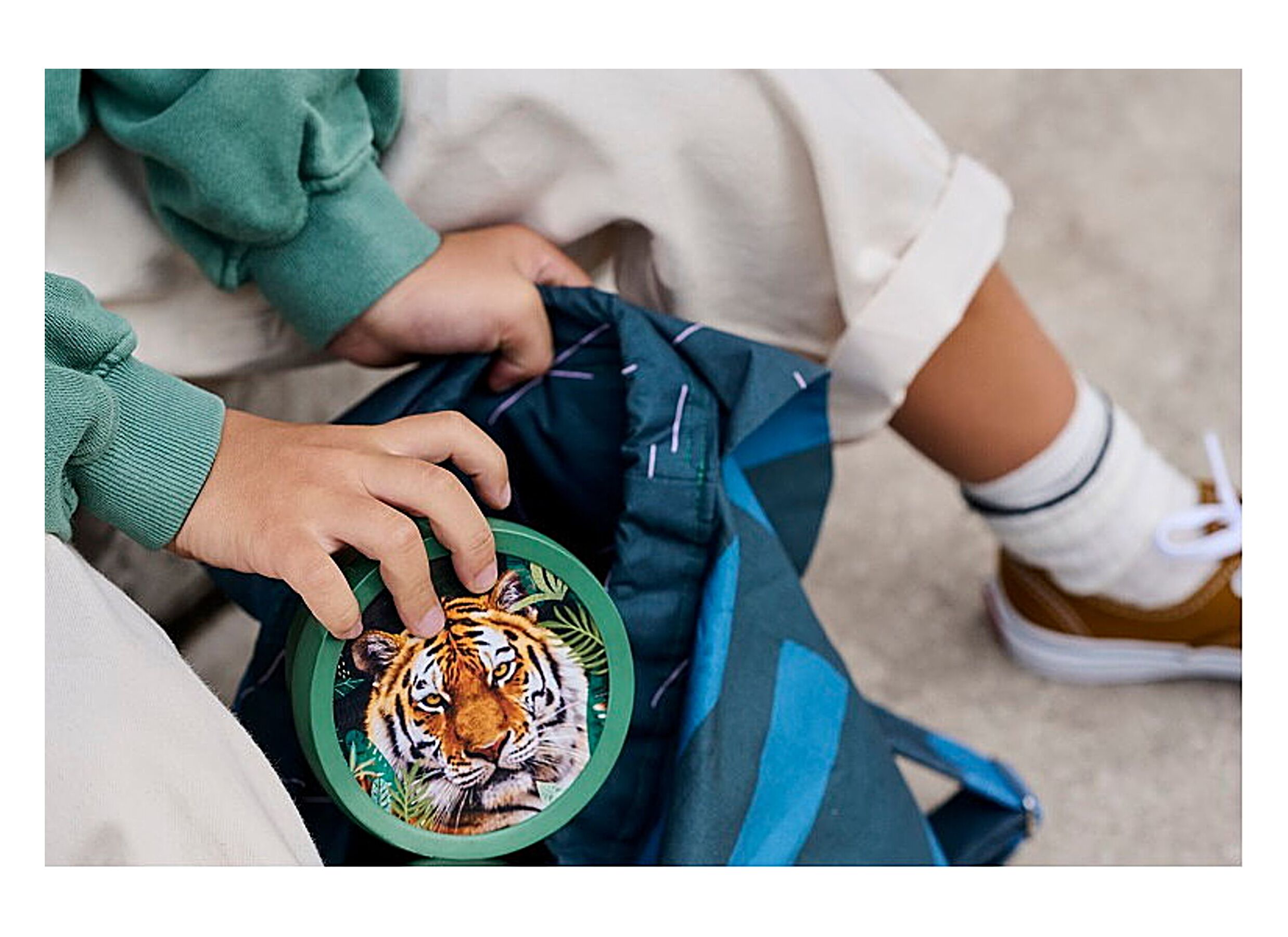 Sfeerfoto - Fruitdoos Campus 300ml wild tiger